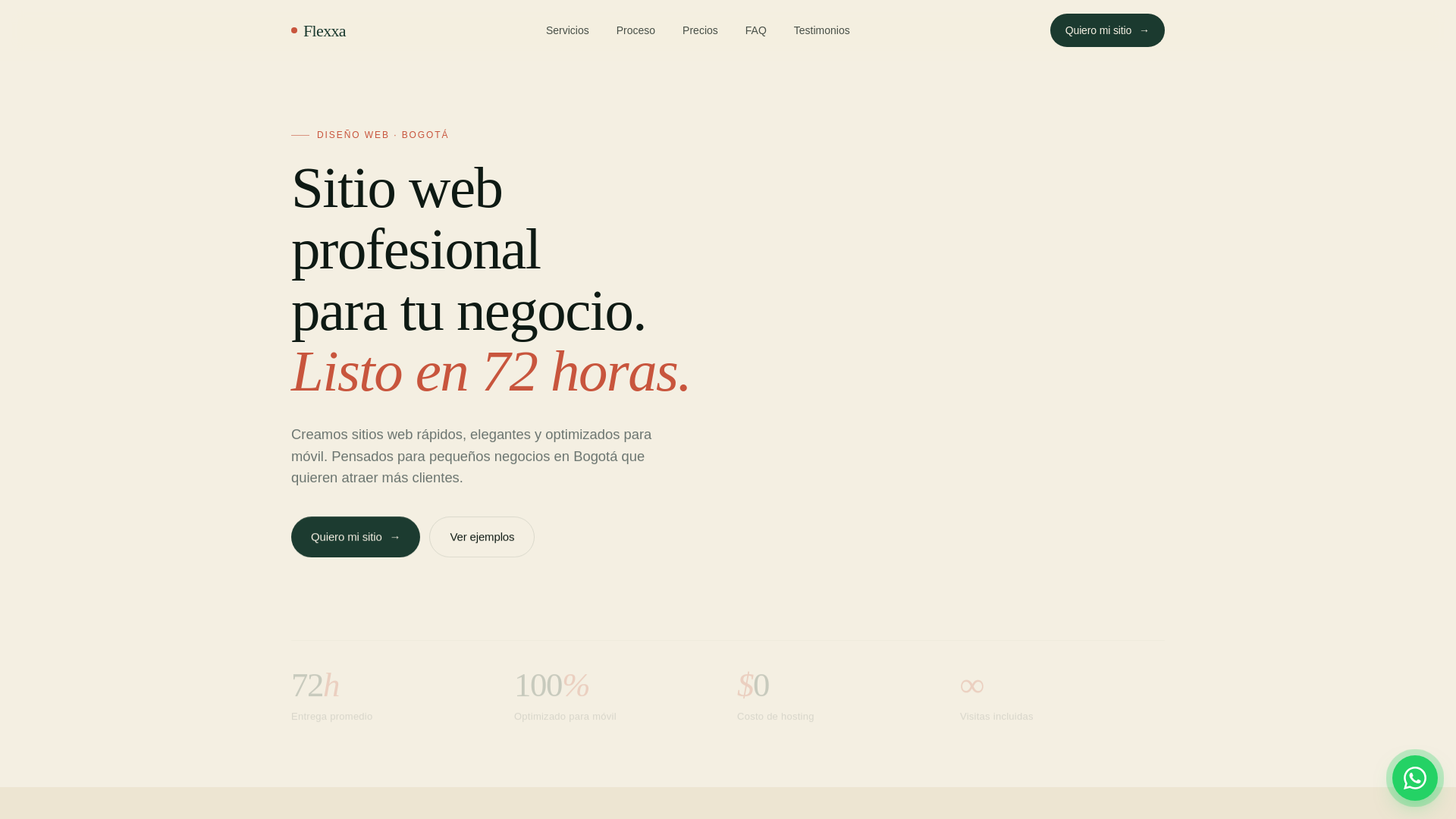 website screenshot of https://flexxa.pages.dev/
