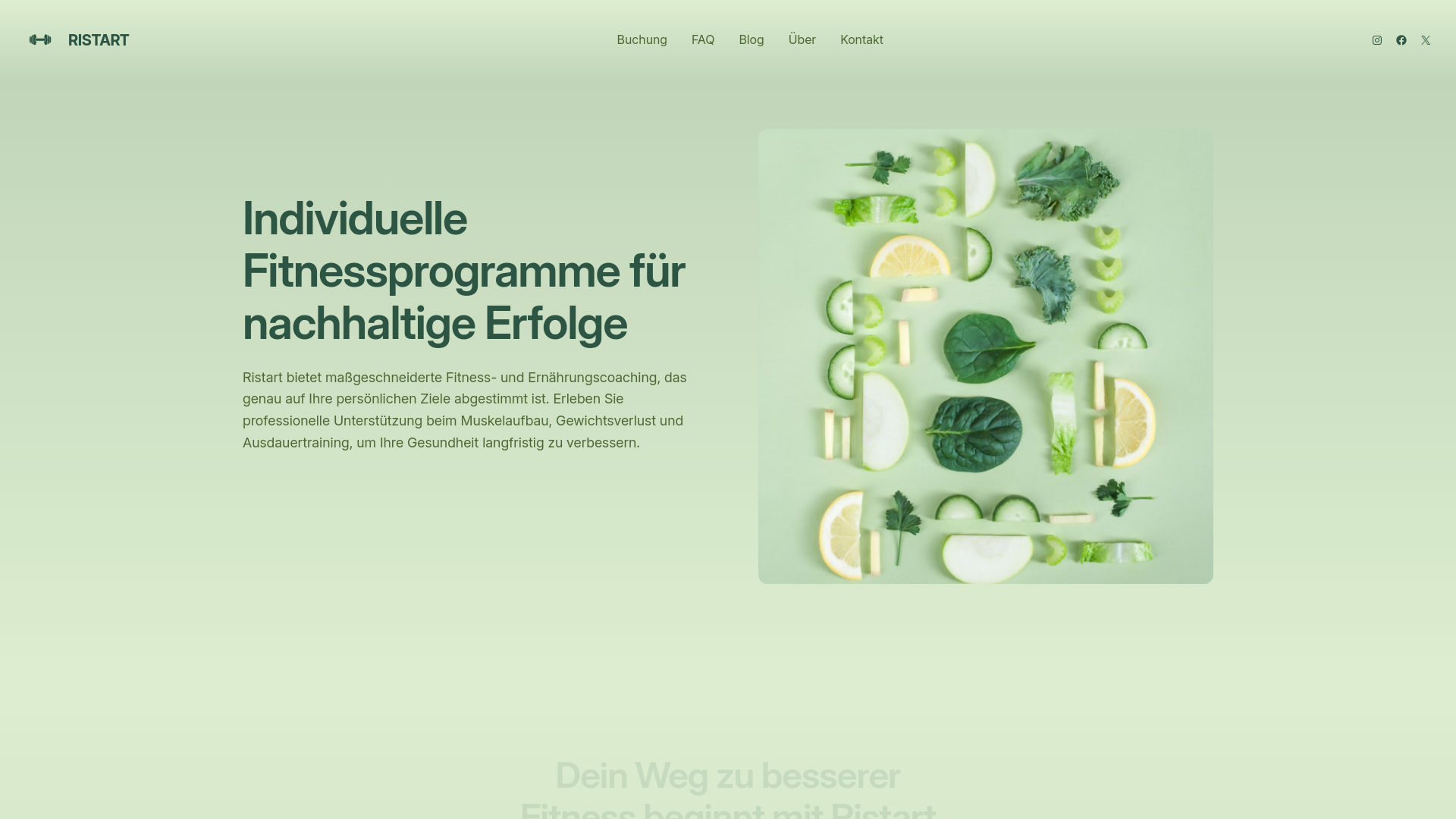 website screenshot of https://ristart.ch/
