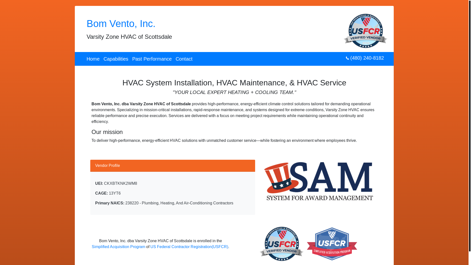 website screenshot of https://varsityzonegov.com/