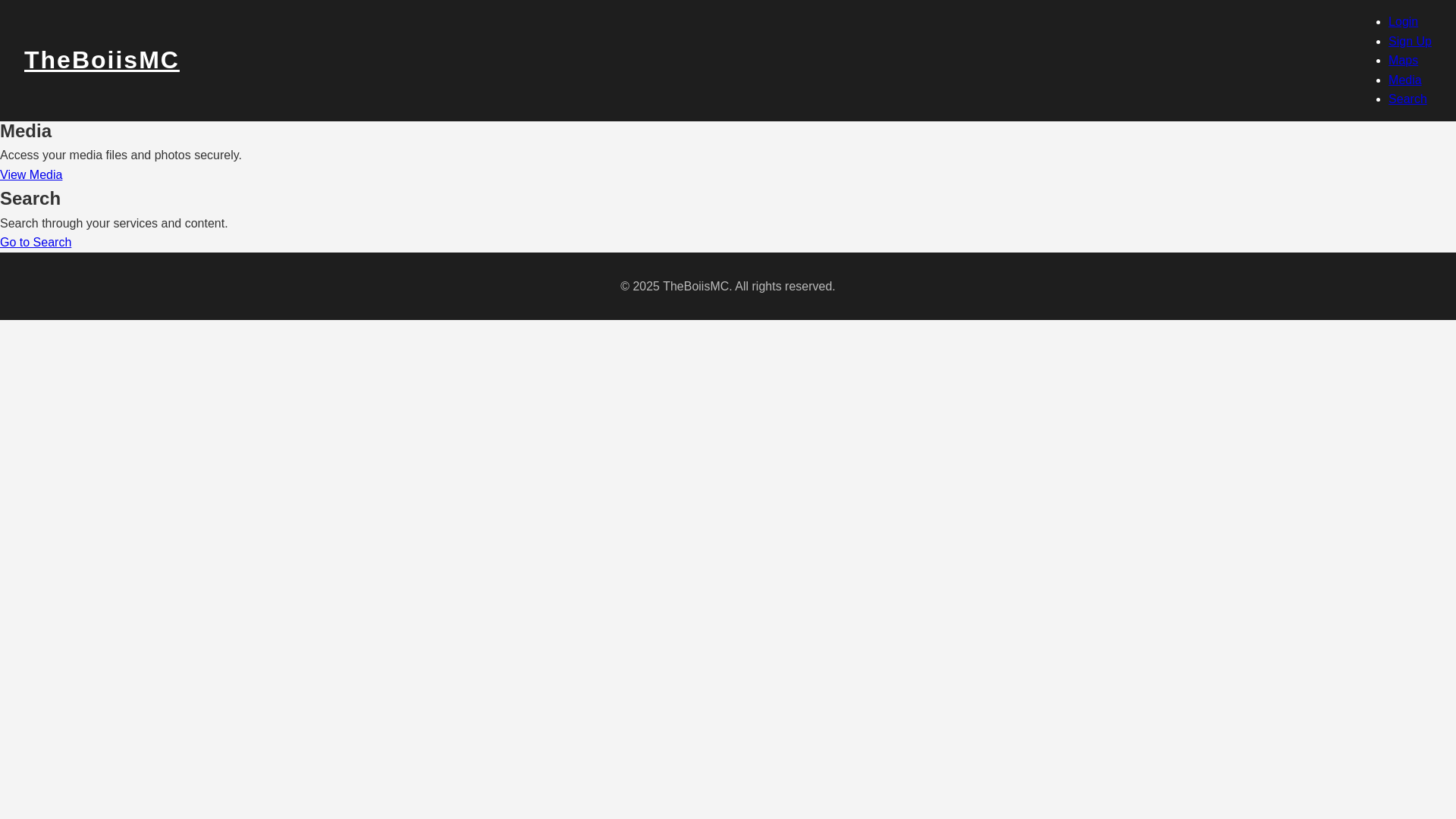 website screenshot of https://theboiismc-system.pages.dev/
