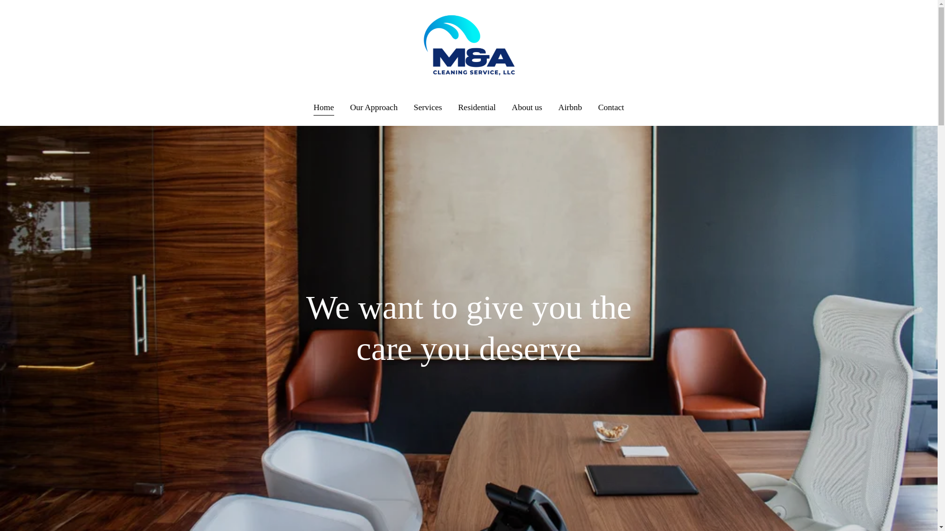 website screenshot of https://macleaningservicegroup.com/