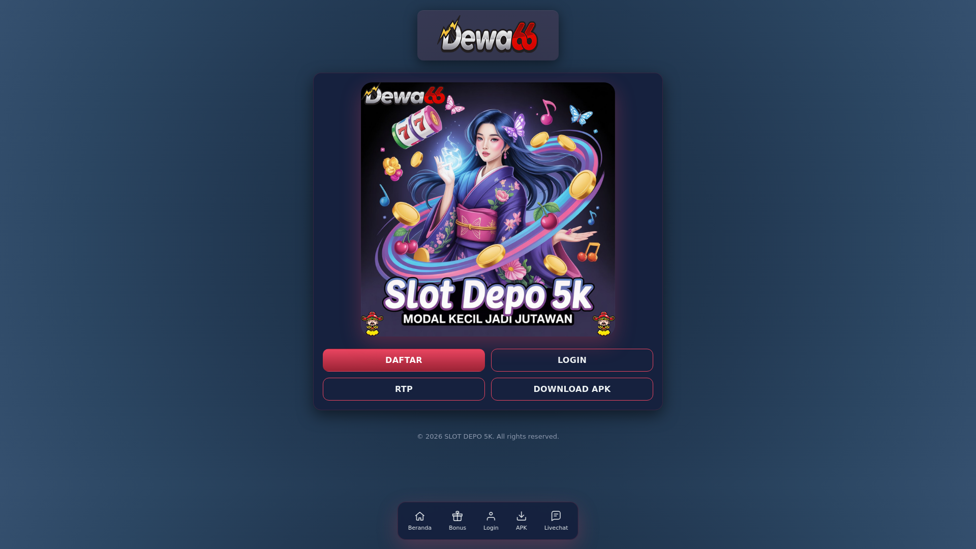 website screenshot of https://slot-depo-5k-naik-dulu.pages.dev/