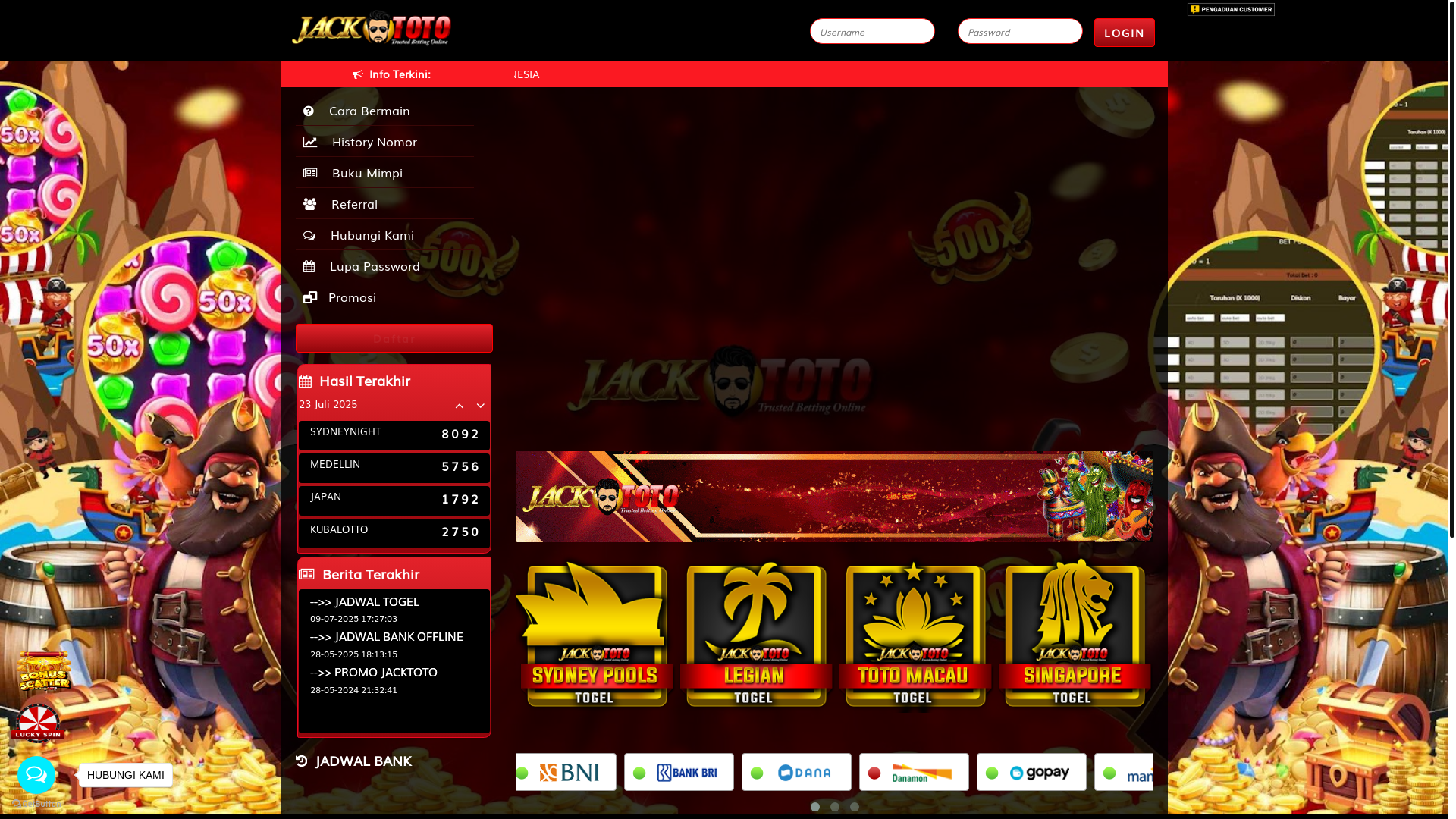 website screenshot of https://jacklangit.com/