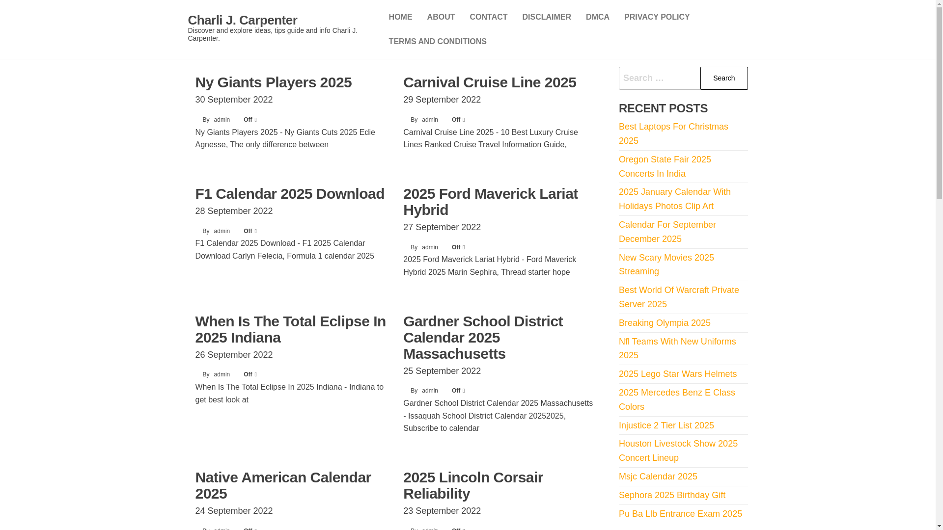 website screenshot of https://charlijcarpenter.pages.dev/