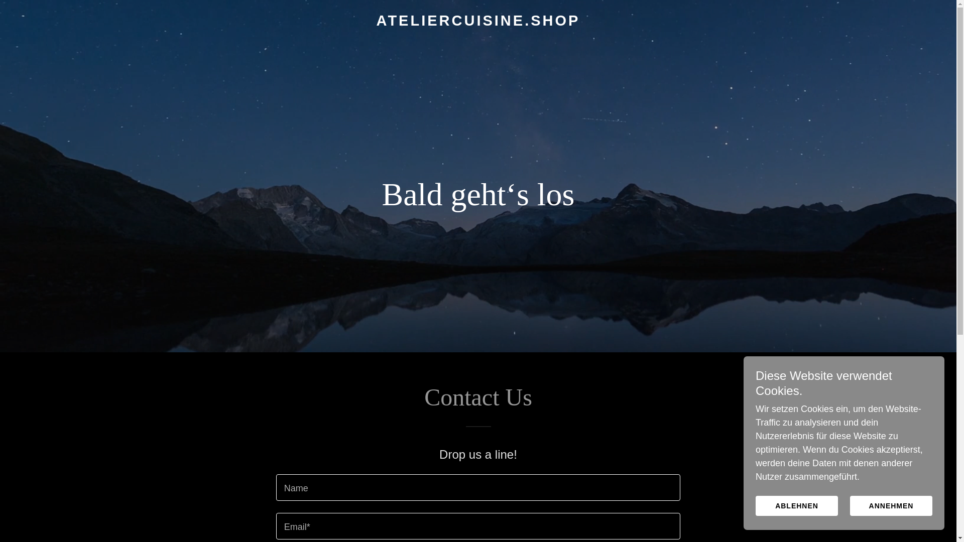 website screenshot of https://ateliercuisine.shop/