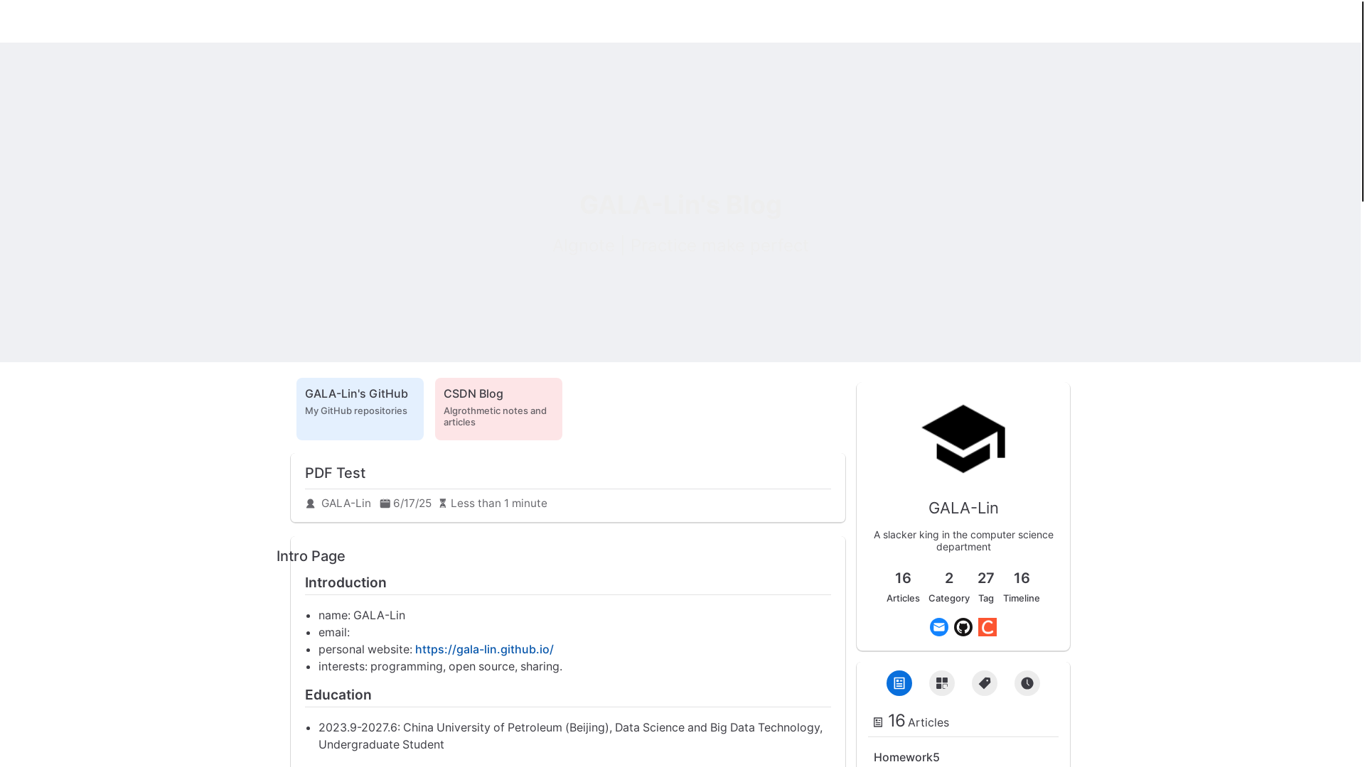 website screenshot of https://gala-lin-github-io.pages.dev/