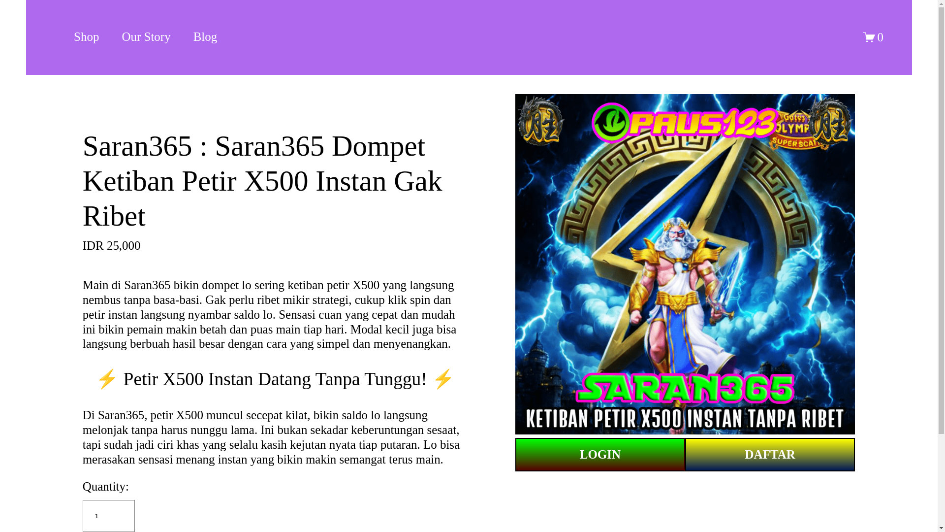 website screenshot of https://saran365.org/