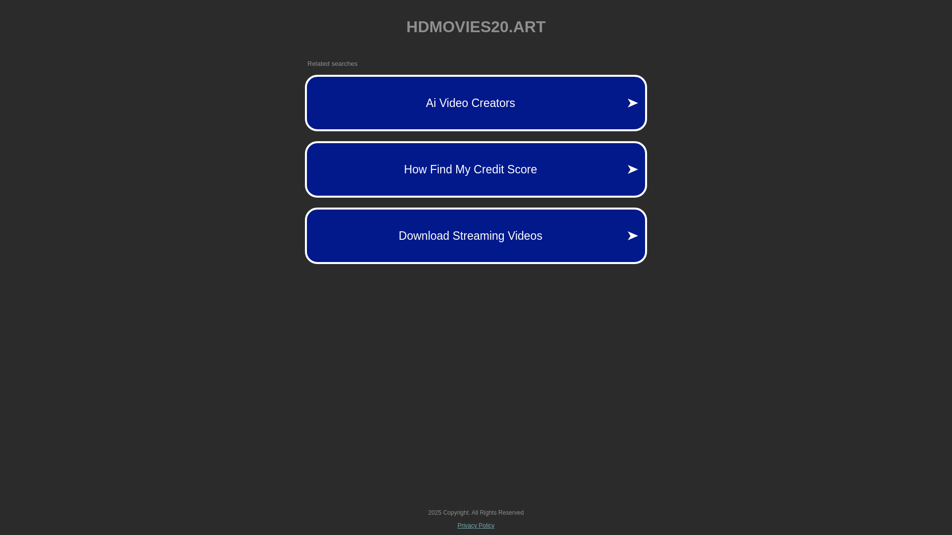 website screenshot of https://hdmovies20.art/