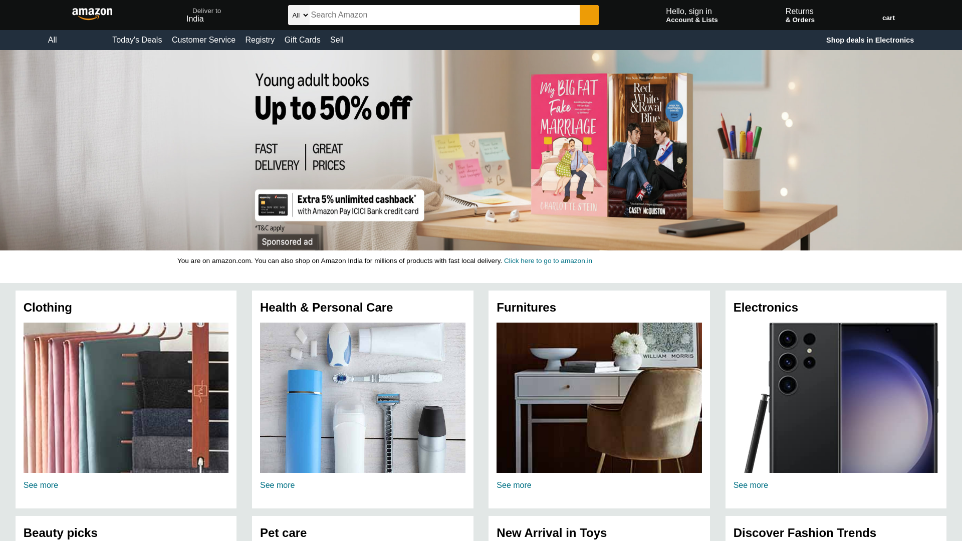website screenshot of https://amazon-clone-teal-three.vercel.app