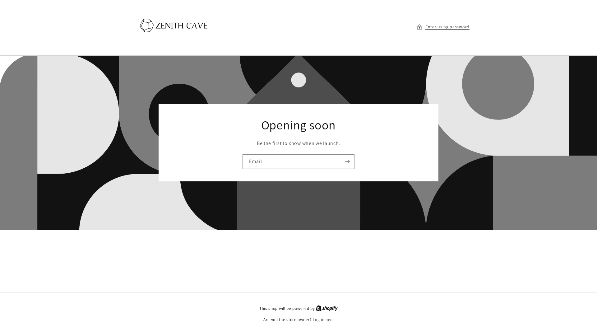 website screenshot of https://zenithcave.com/
