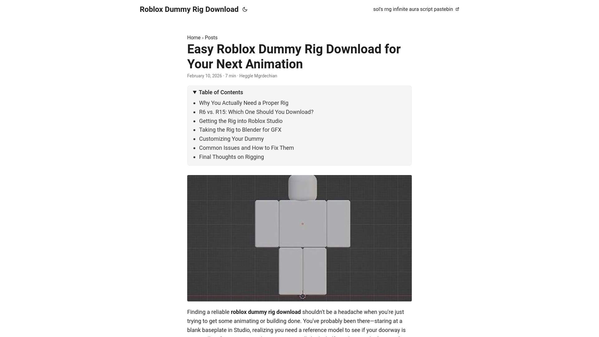 website screenshot of https://roblox-dummy-rig-download.pages.dev/
