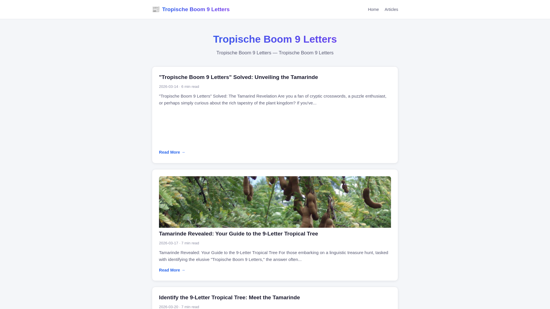 website screenshot of https://tropische-boom-9-letters.pages.dev/