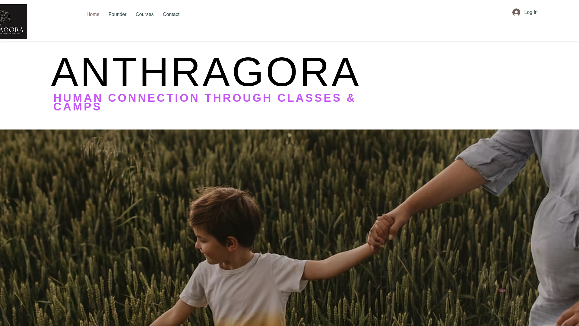 website screenshot of https://anthragora.com/