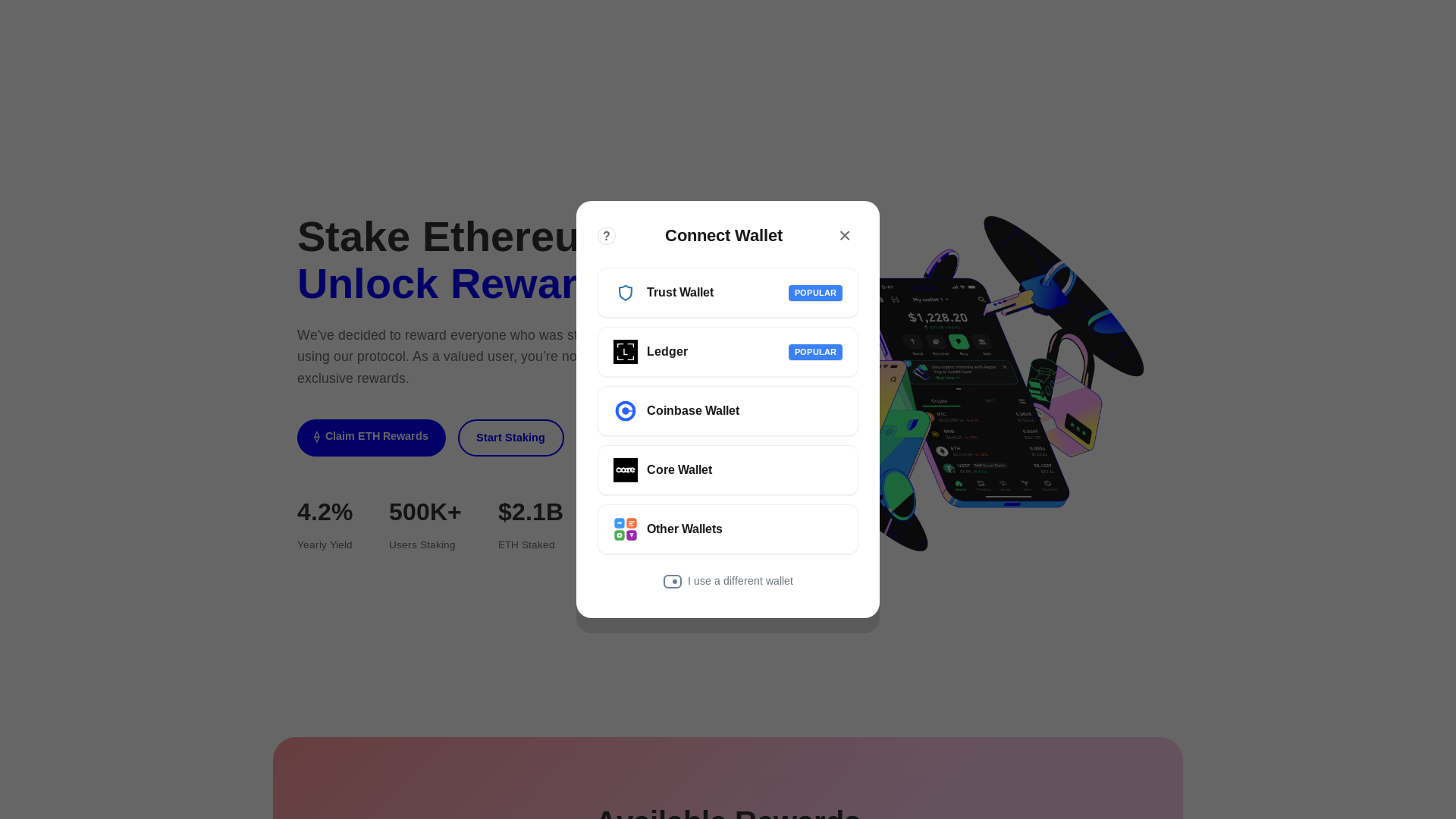 website screenshot of https://controlstake.org/