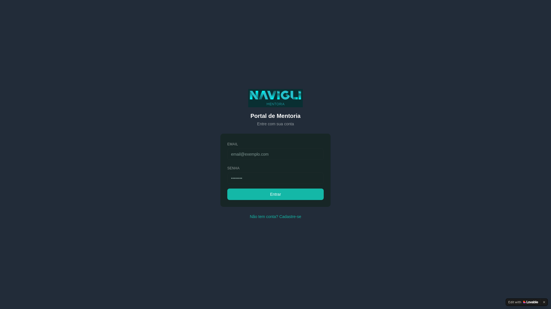 website screenshot of https://naviglimentoria.com.br/