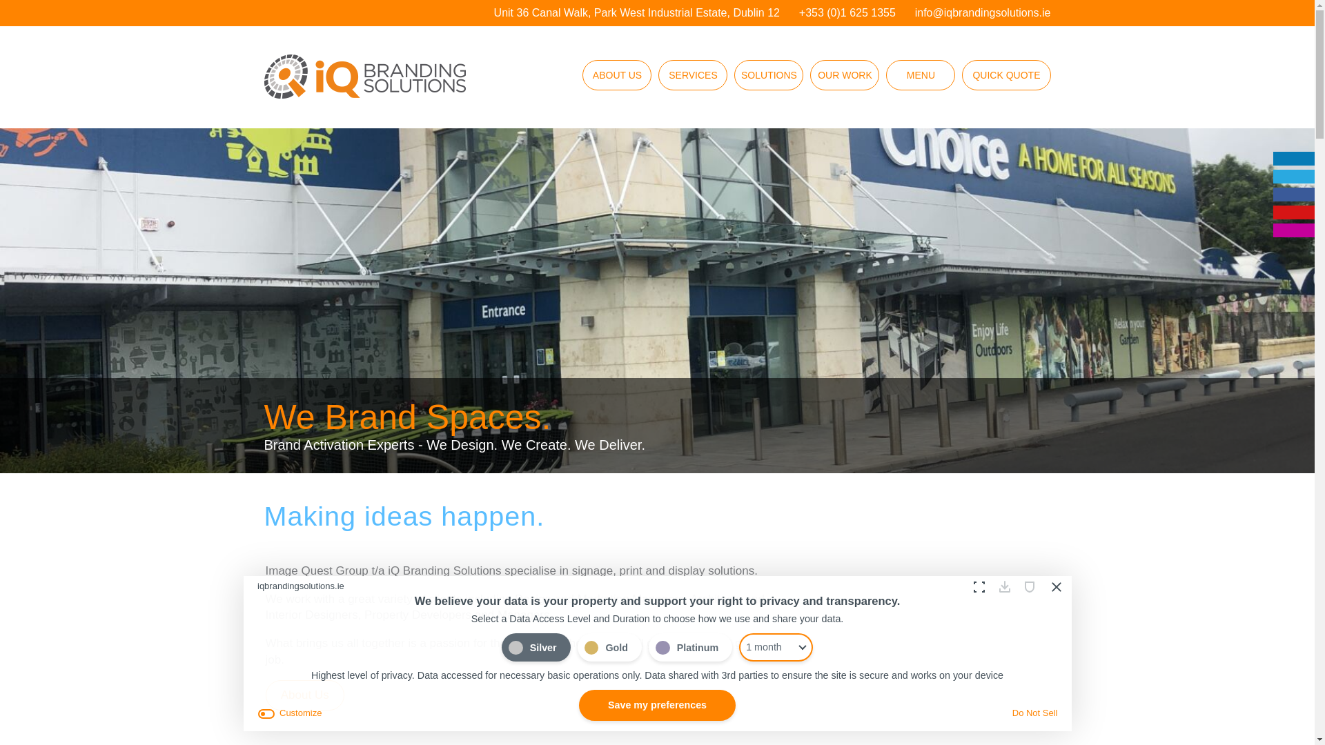 website screenshot of https://iqbranding-solutions.co.uk/