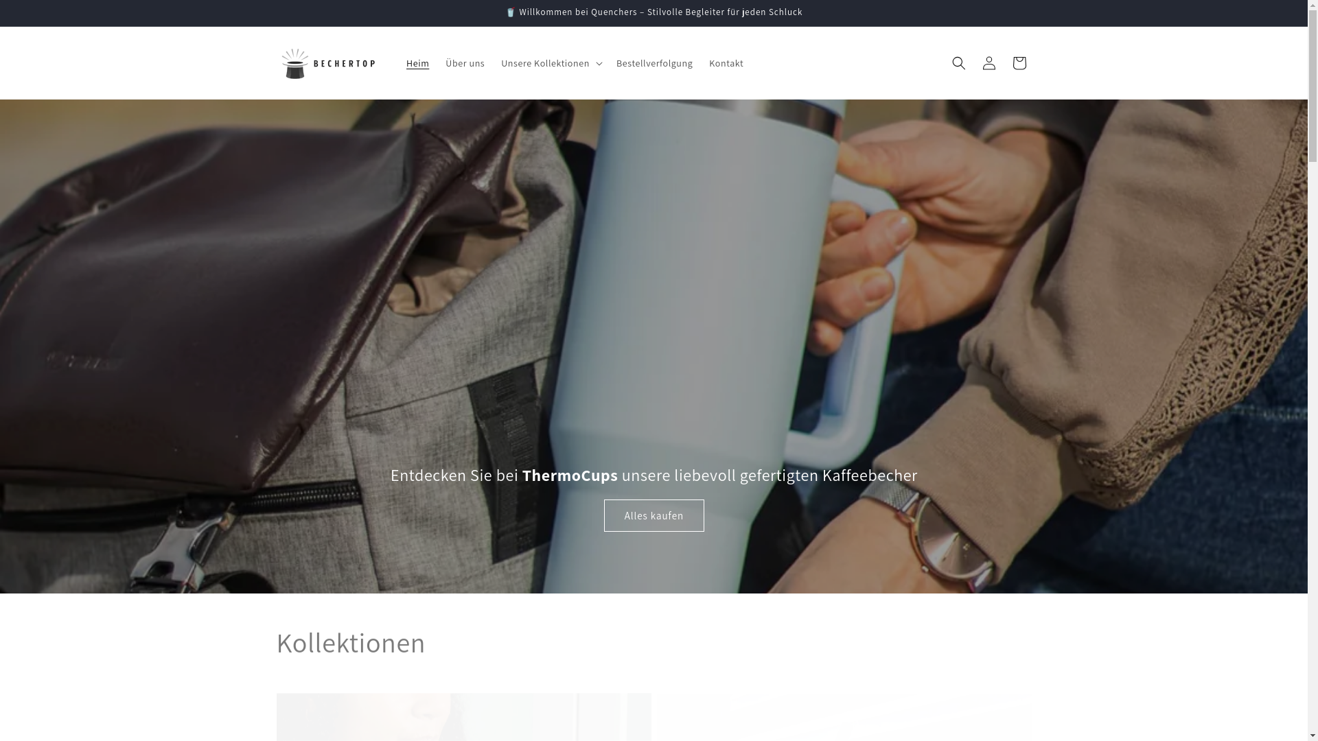 website screenshot of https://bechertop.shop/