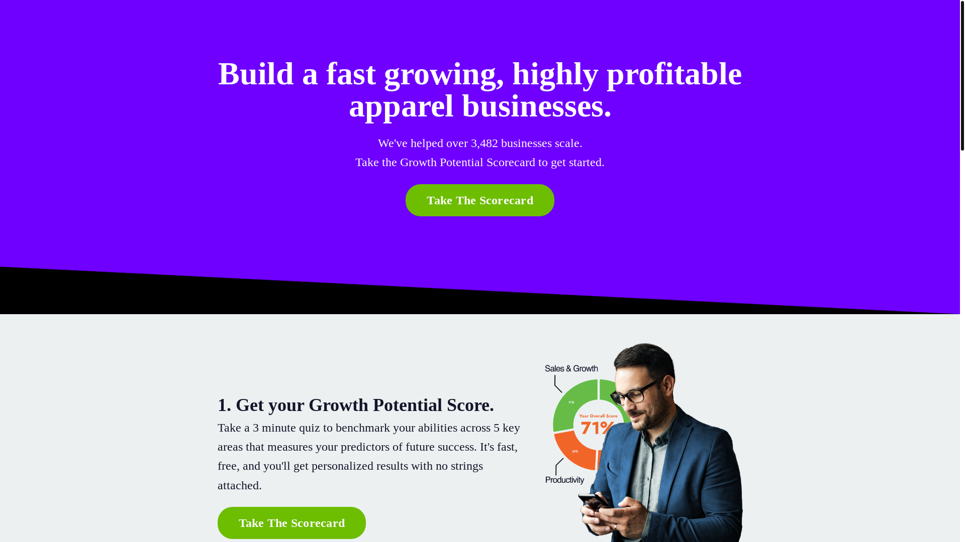 website screenshot of https://wearebrandsandempires.com/