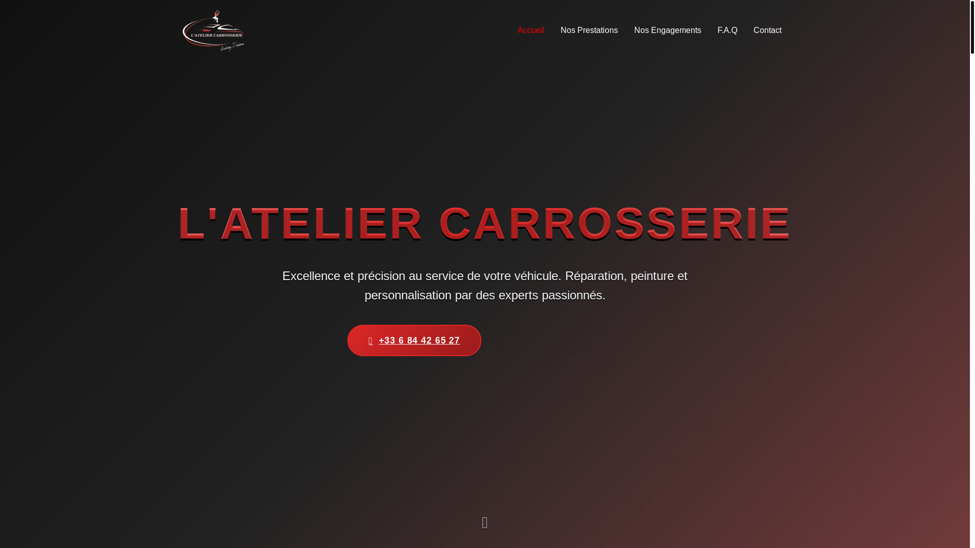 website screenshot of https://latelier-carrosserie.com/