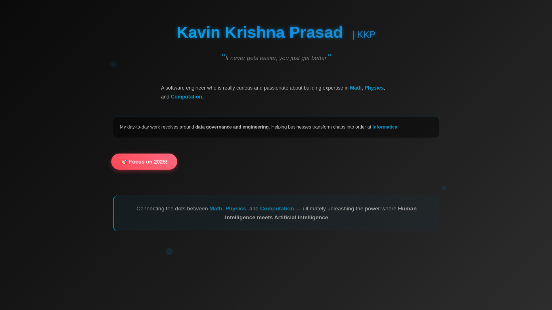 website screenshot of https://thekkp.in/