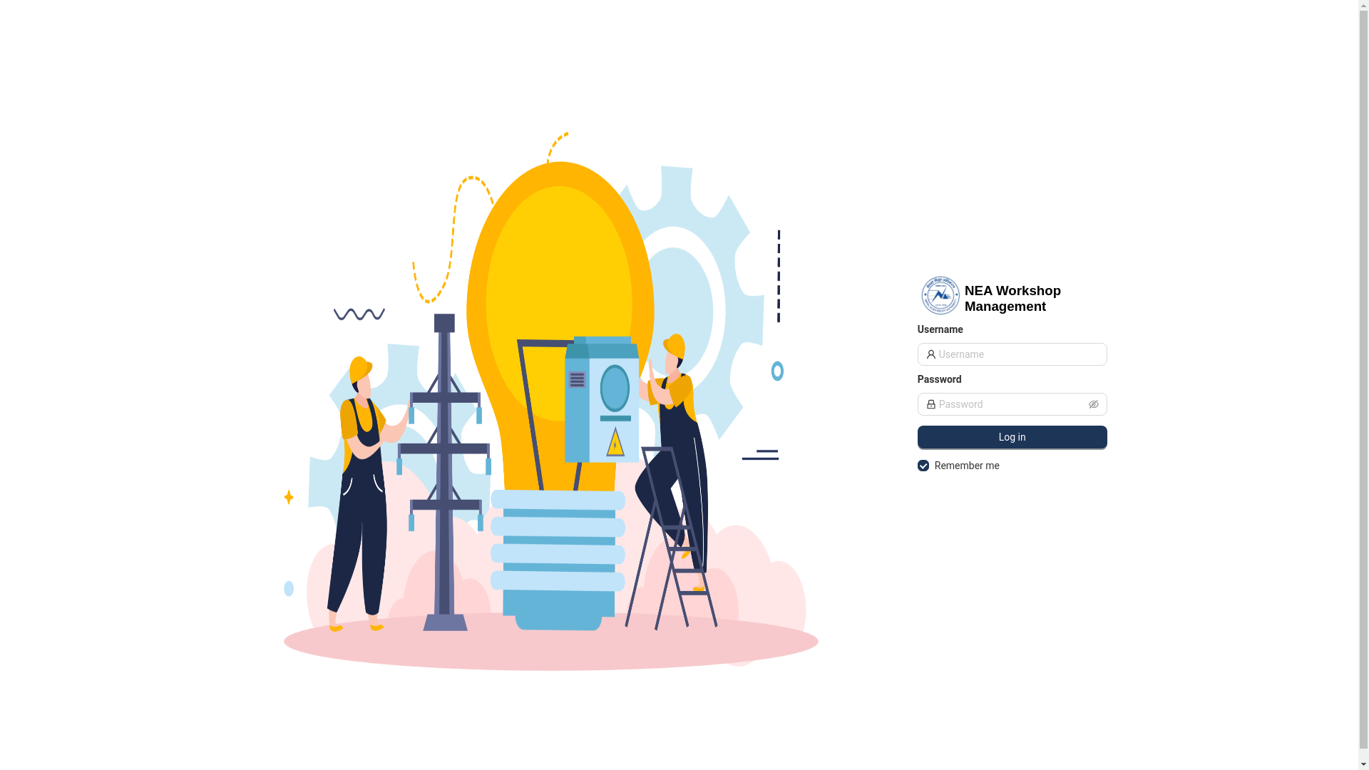 website screenshot of https://nea-workshop-management.pages.dev/