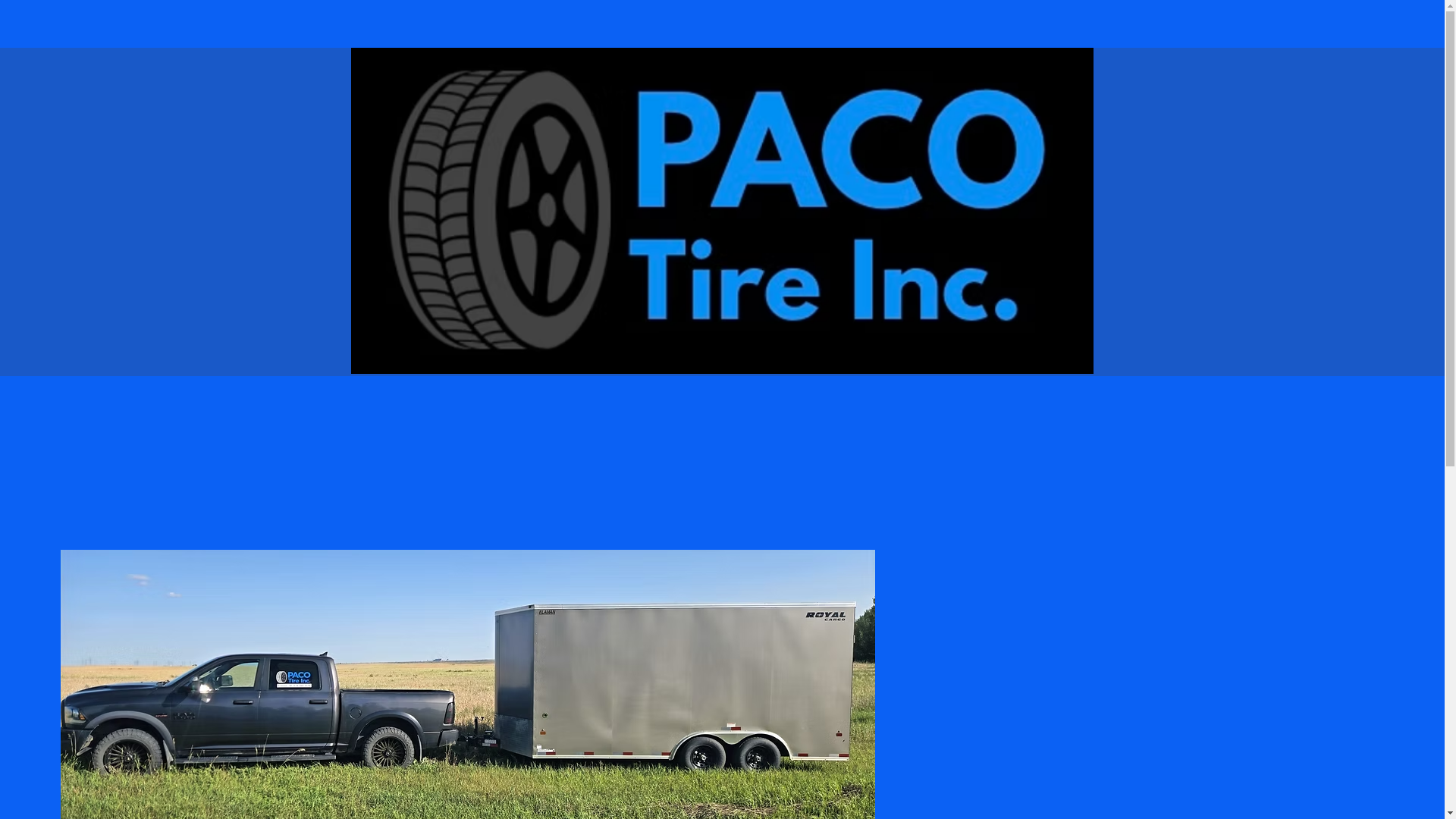 website screenshot of https://pacotireinc.com/