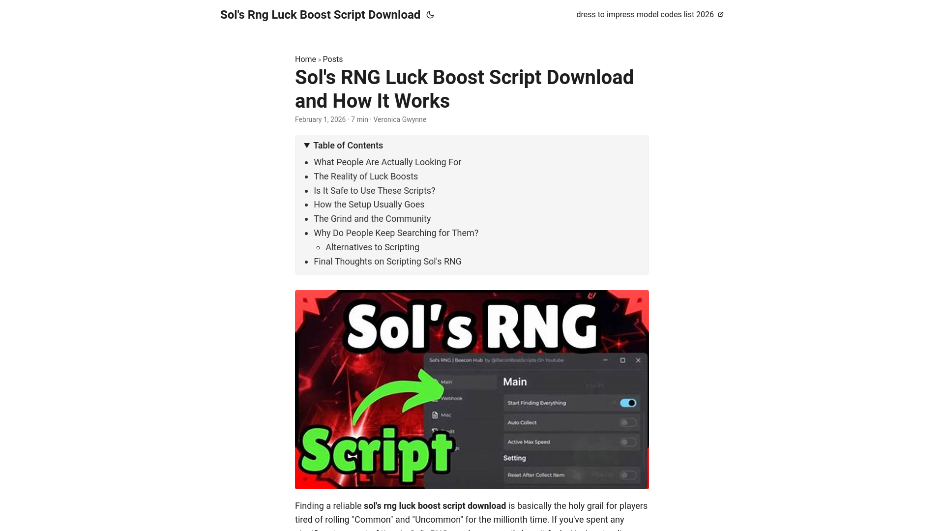 website screenshot of https://sols-rng-luck-boost-script-download.pages.dev/