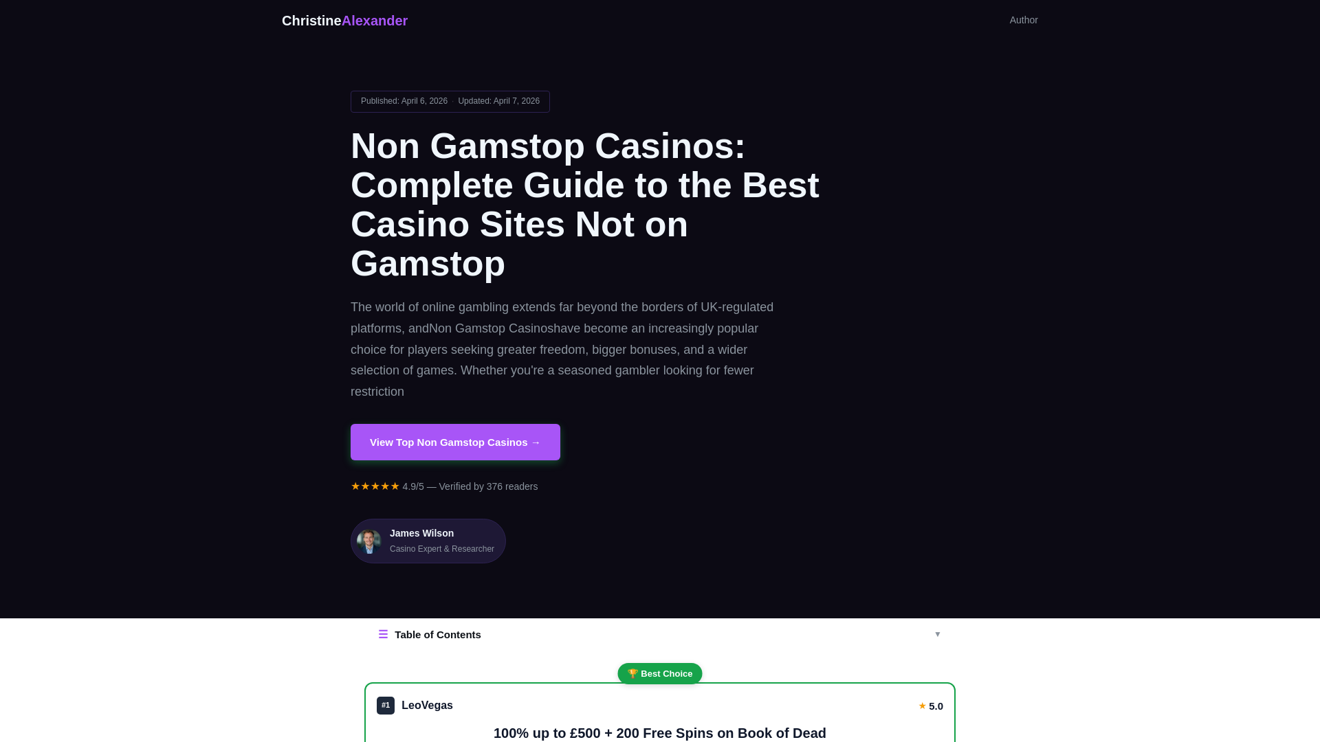 website screenshot of https://christinealexander-us.pages.dev/