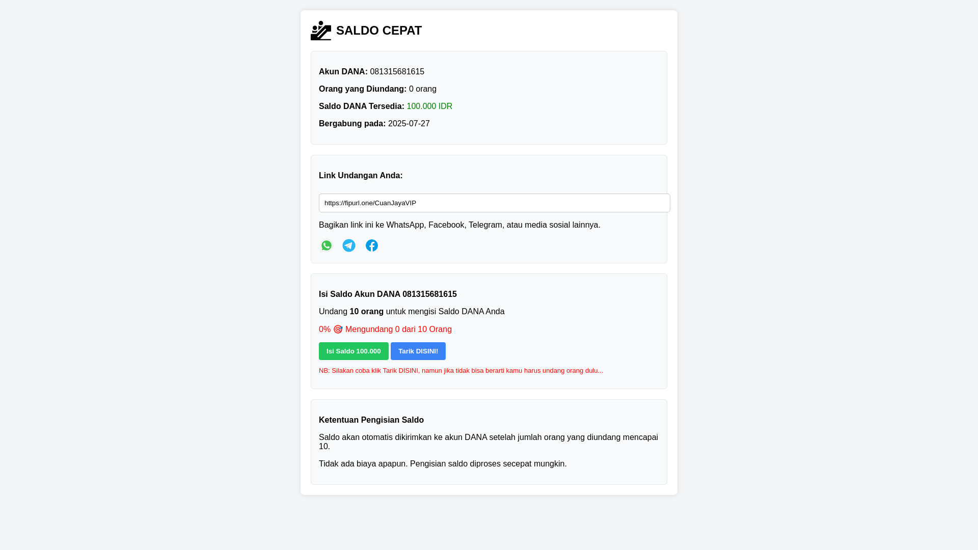 website screenshot of https://saldocepattt.pages.dev/