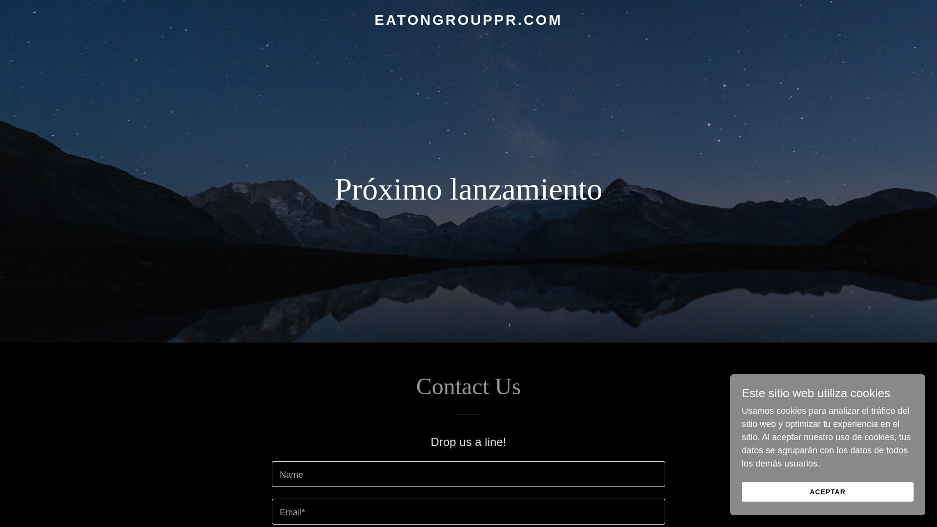 website screenshot of https://eatongrouppr.com/