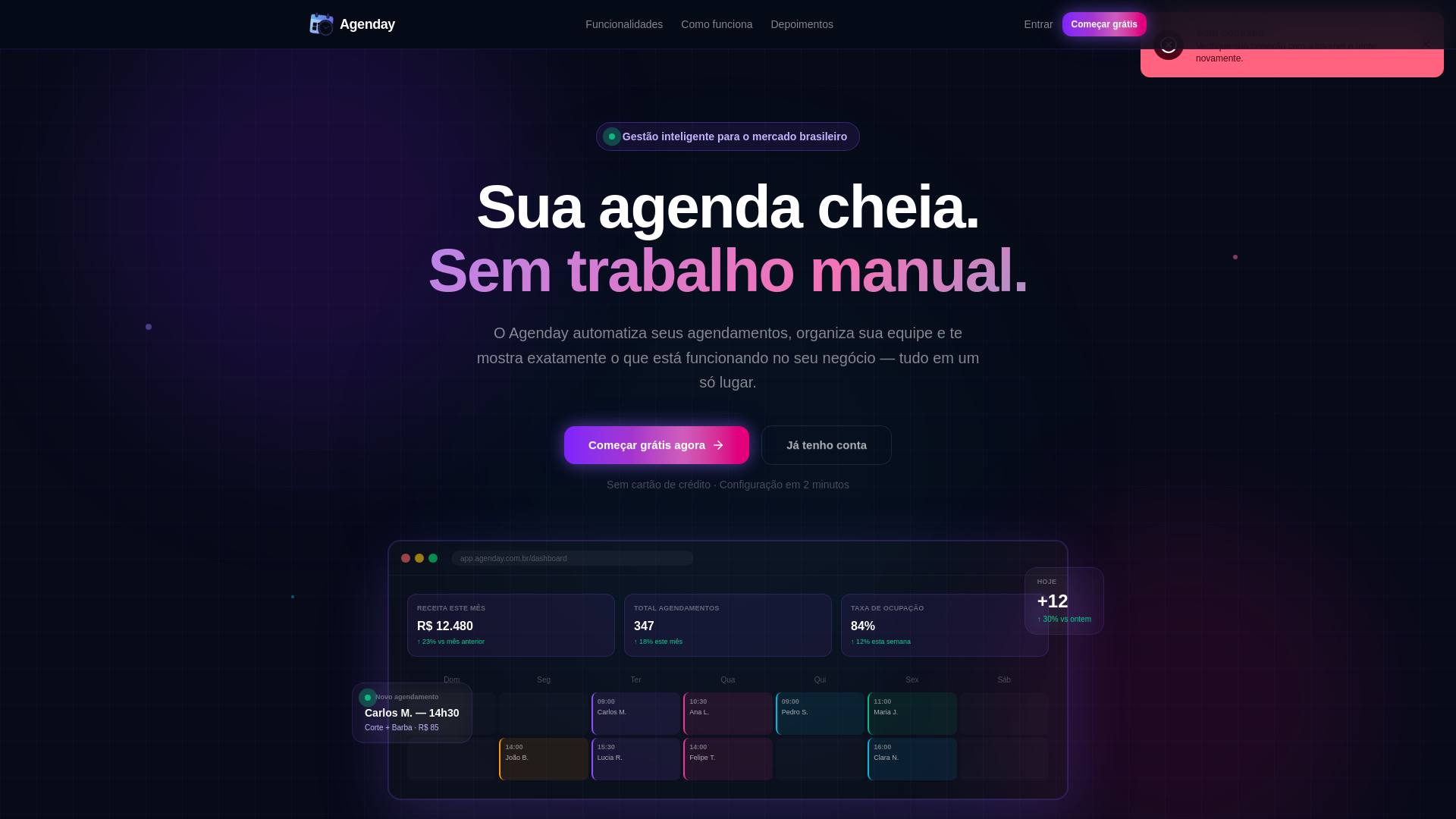 website screenshot of https://agenday-frontend.pages.dev/