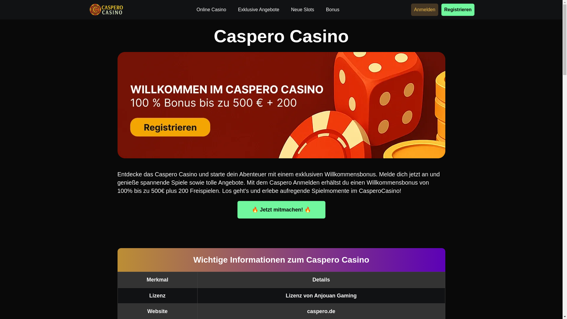 website screenshot of https://casperocasino-de-12188.pages.dev/