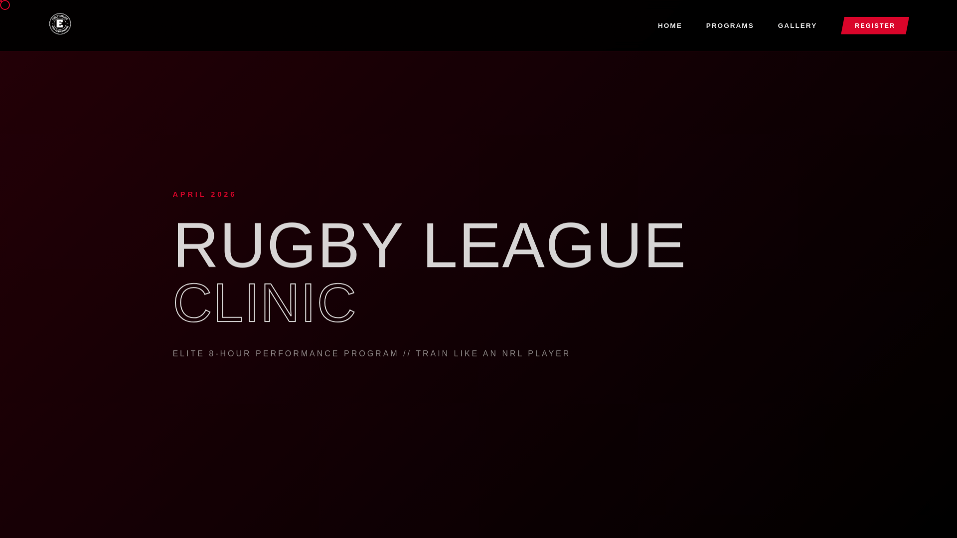 website screenshot of https://evolutionizedtraining.com