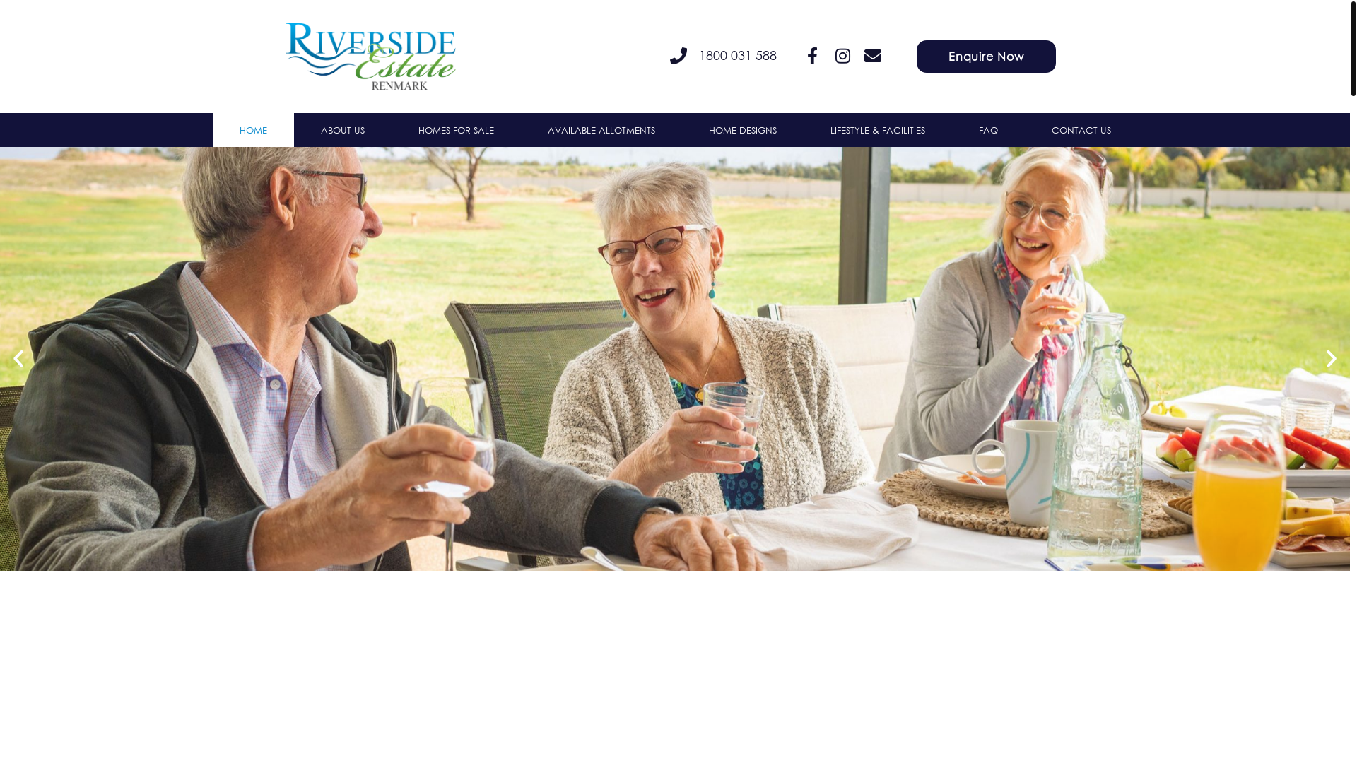 website screenshot of https://riversideestaterenmark.online/