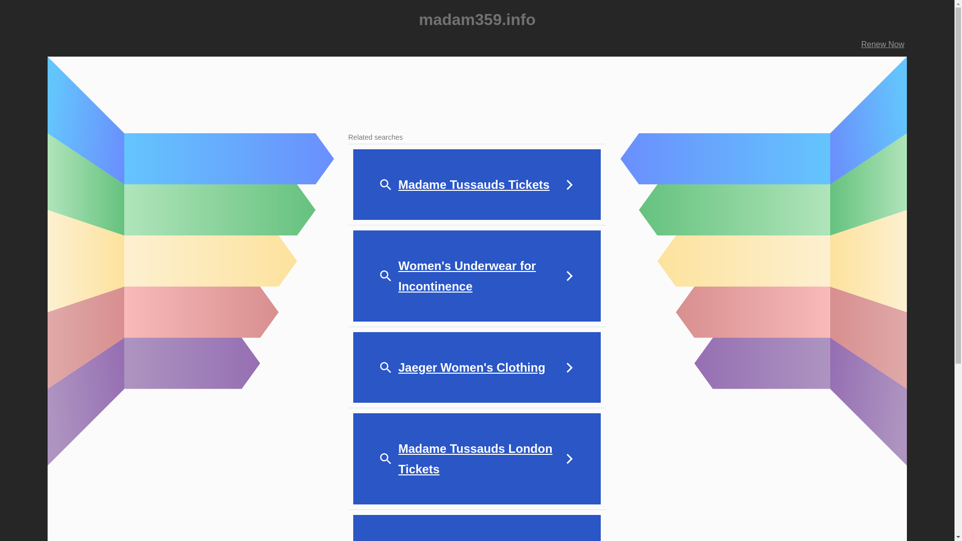 website screenshot of https://madam359.info/