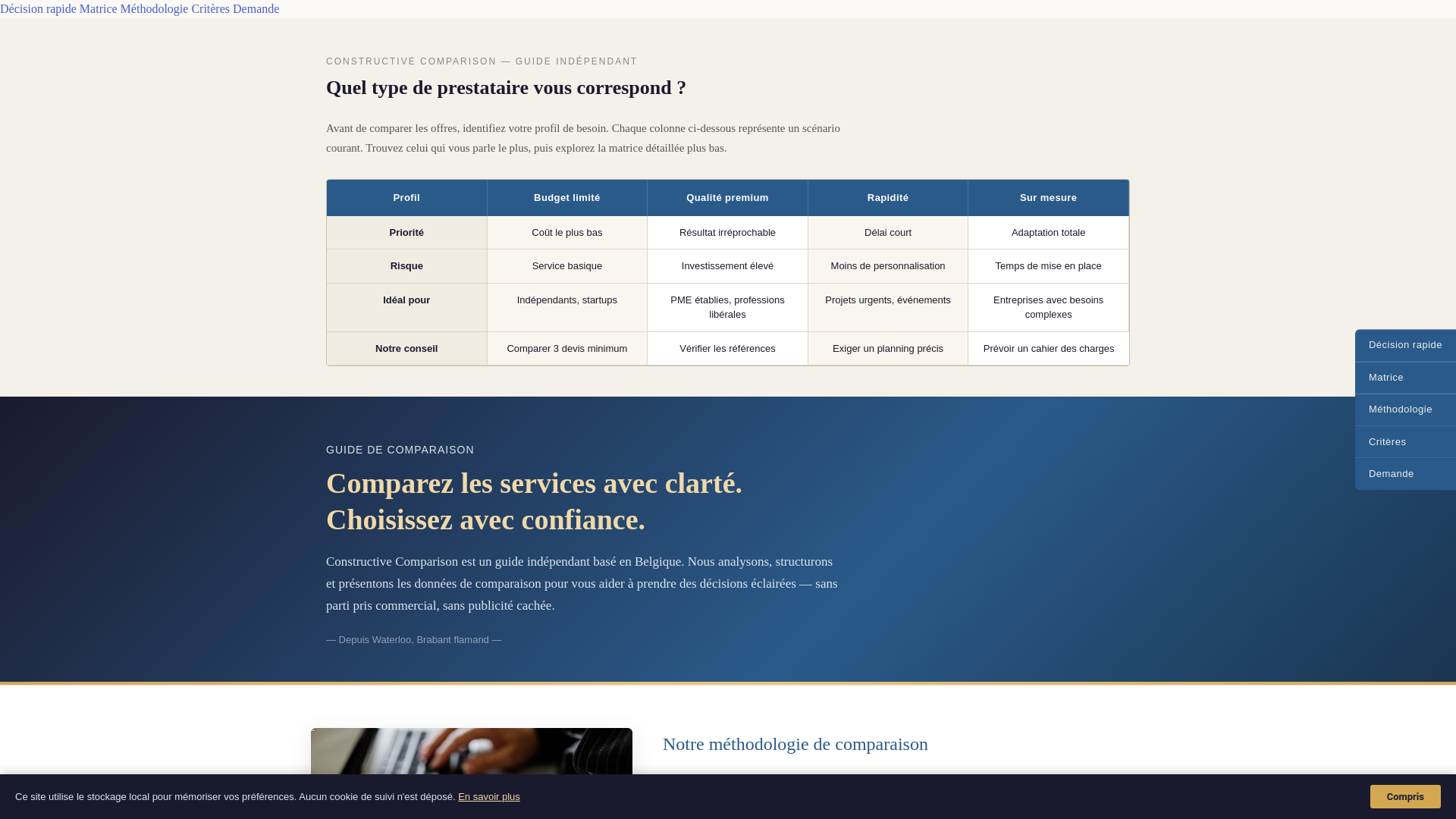 website screenshot of https://constructivecomparison.cyou/