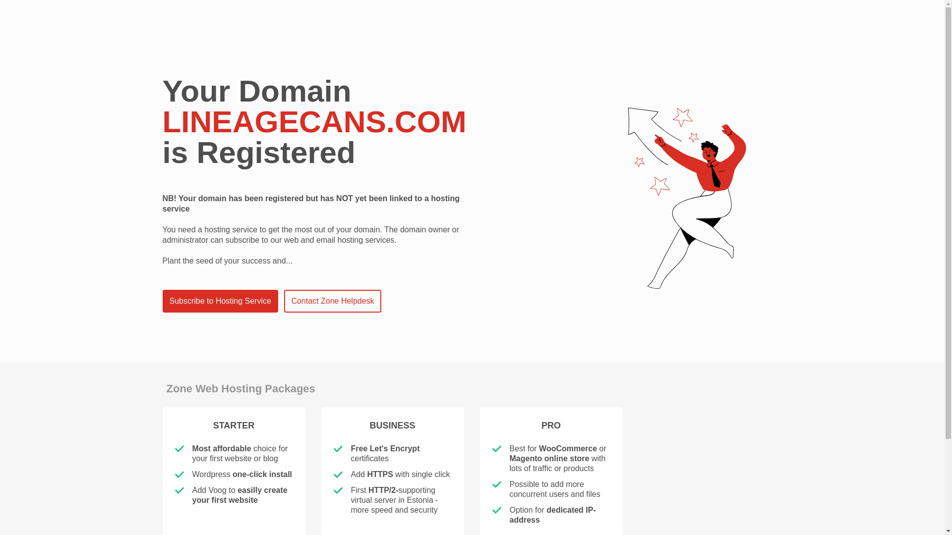 website screenshot of https://lineagecans.com/