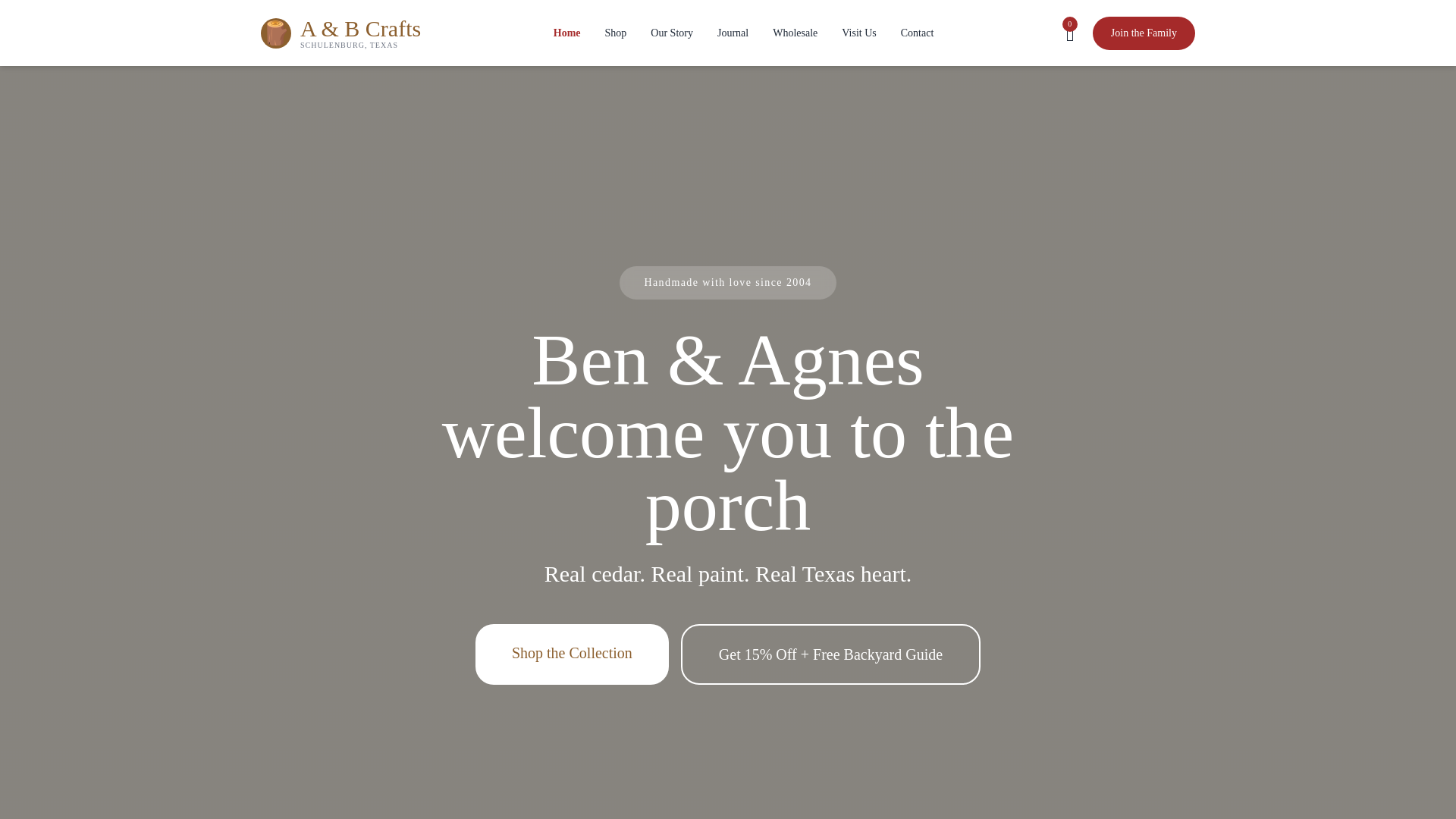 website screenshot of https://tx-arts-crafts.pages.dev/