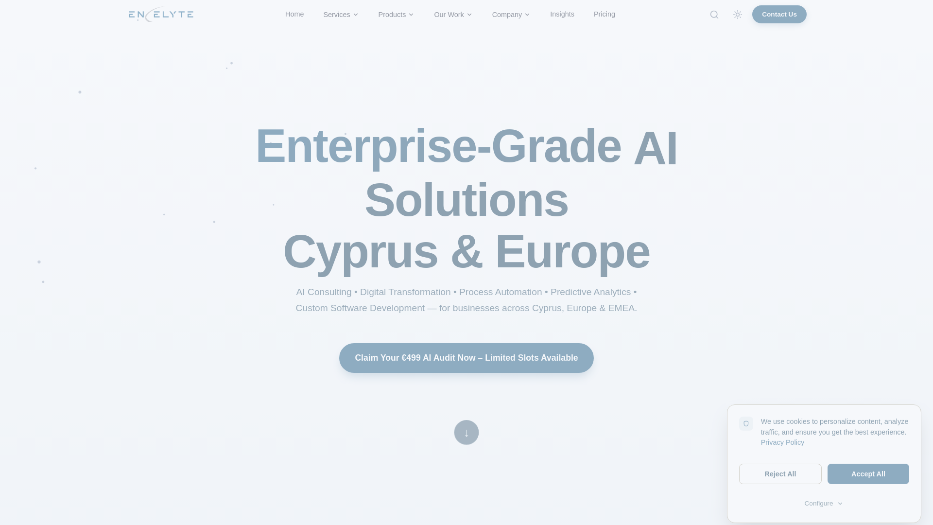 website screenshot of https://encelyte.pages.dev/