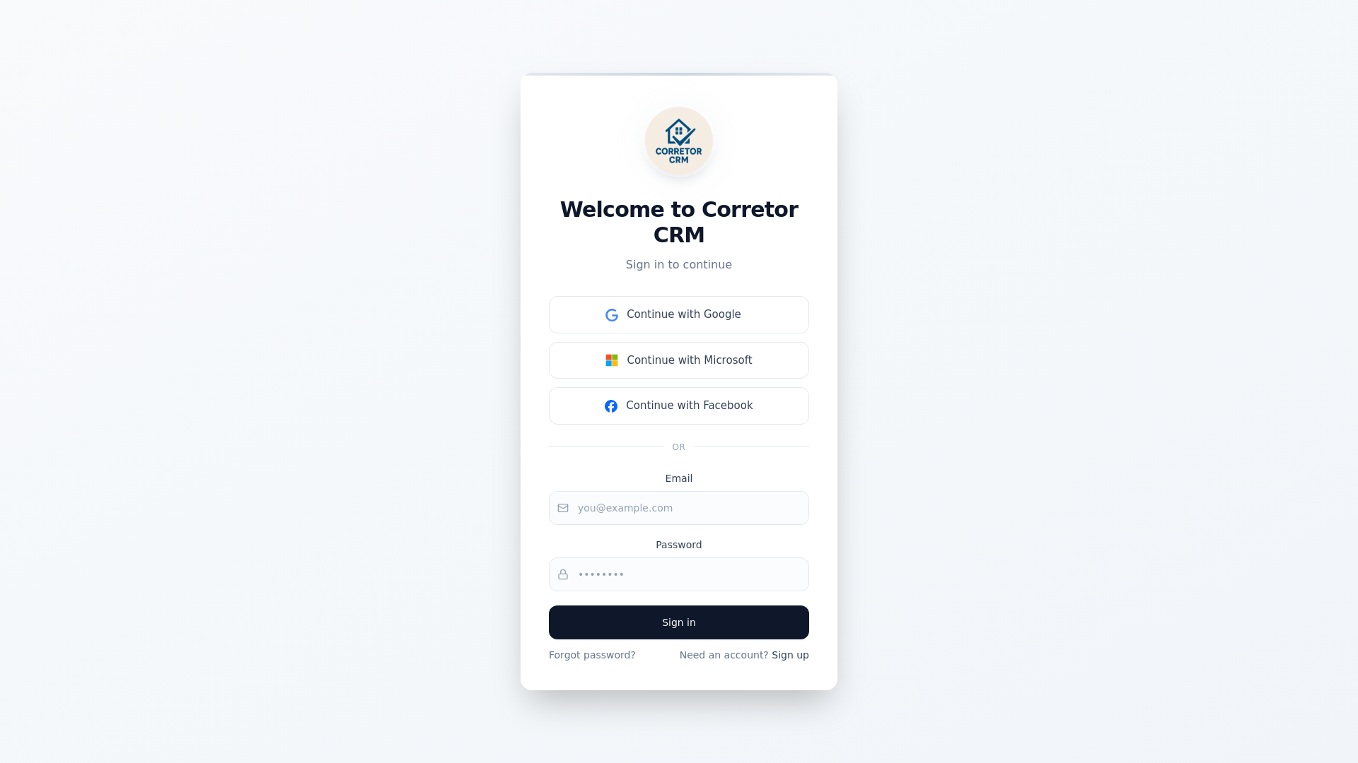 website screenshot of https://crmimoveis.com/