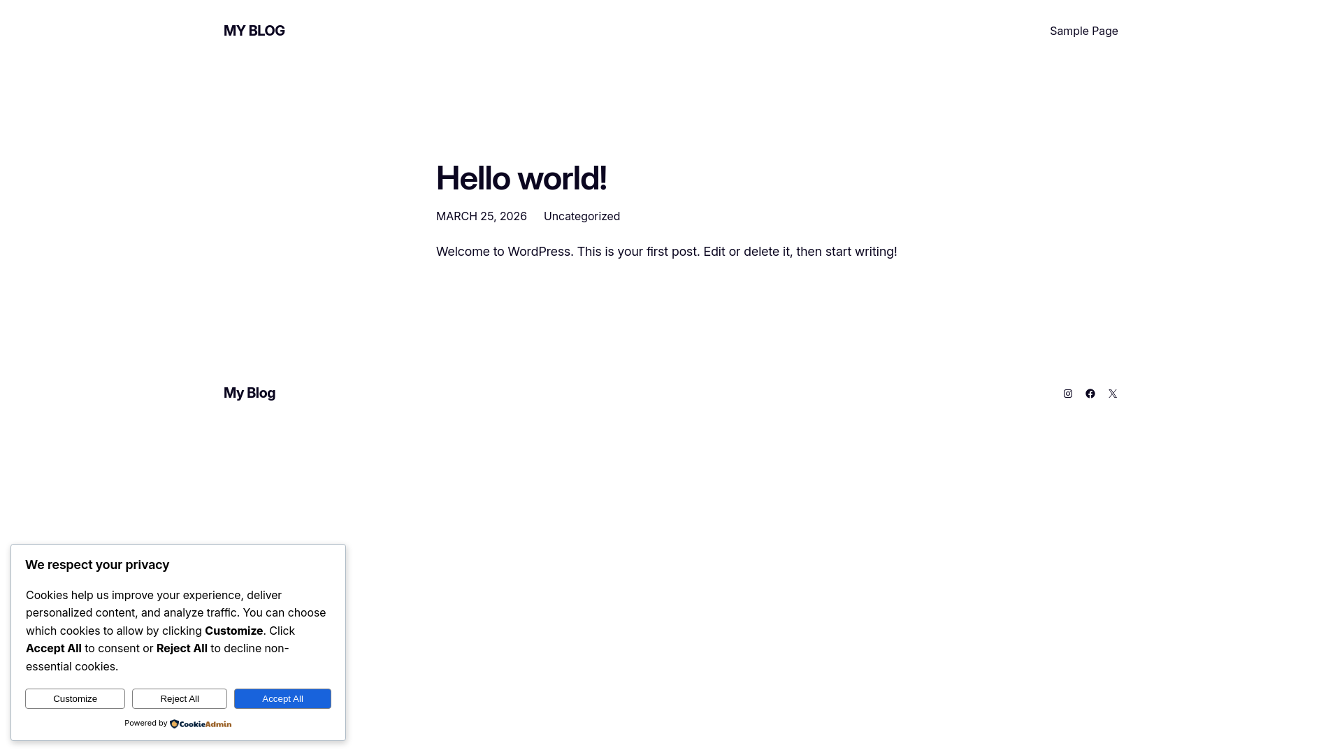 website screenshot of https://nanakenterprises.shop/
