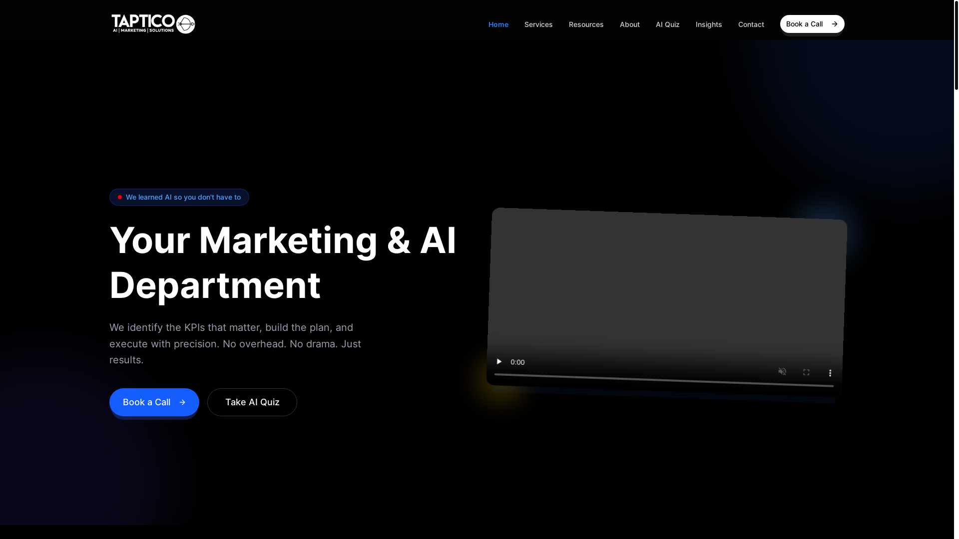 website screenshot of https://megataptico.com/