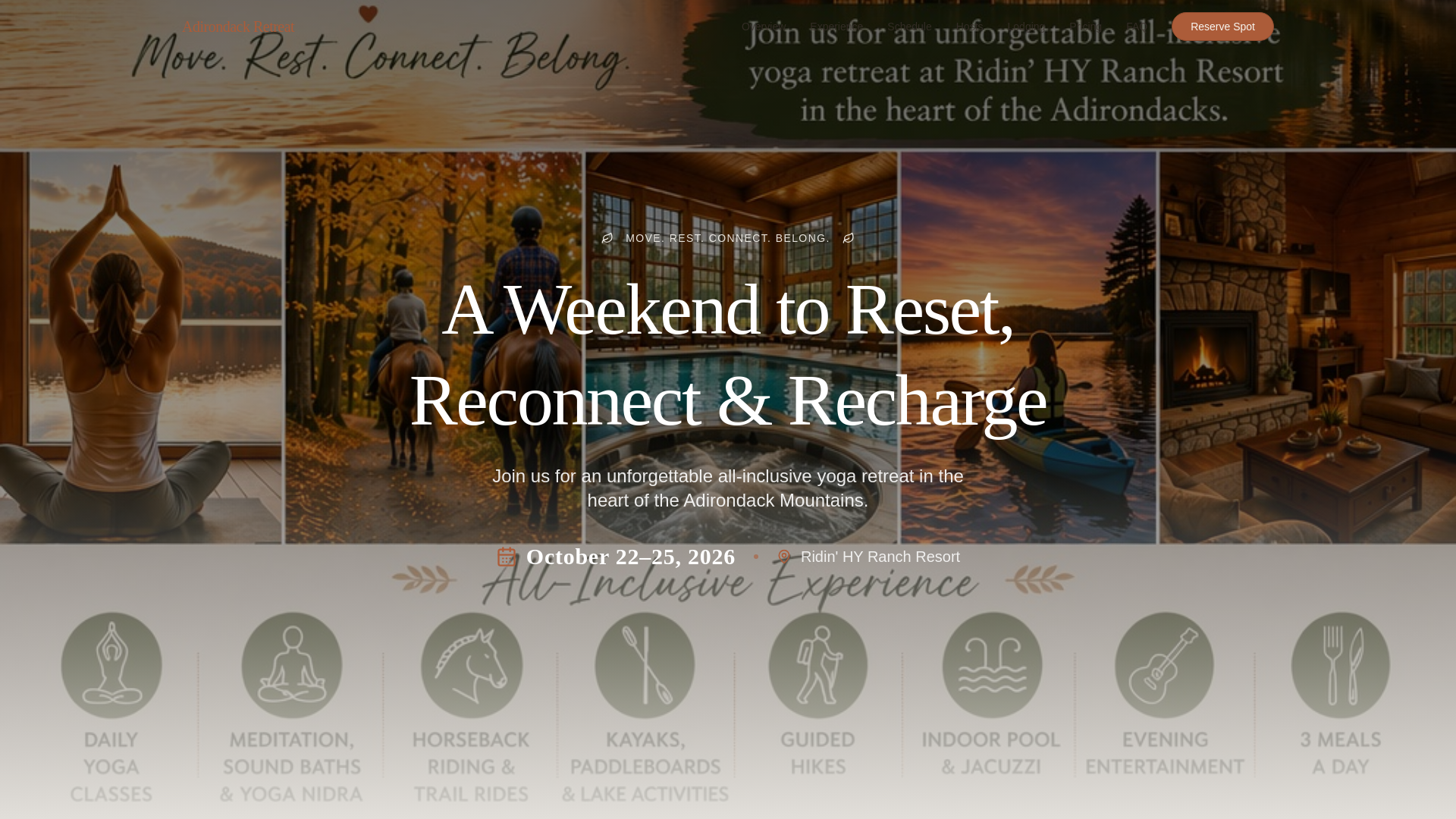 website screenshot of https://trailtotranquility.com/