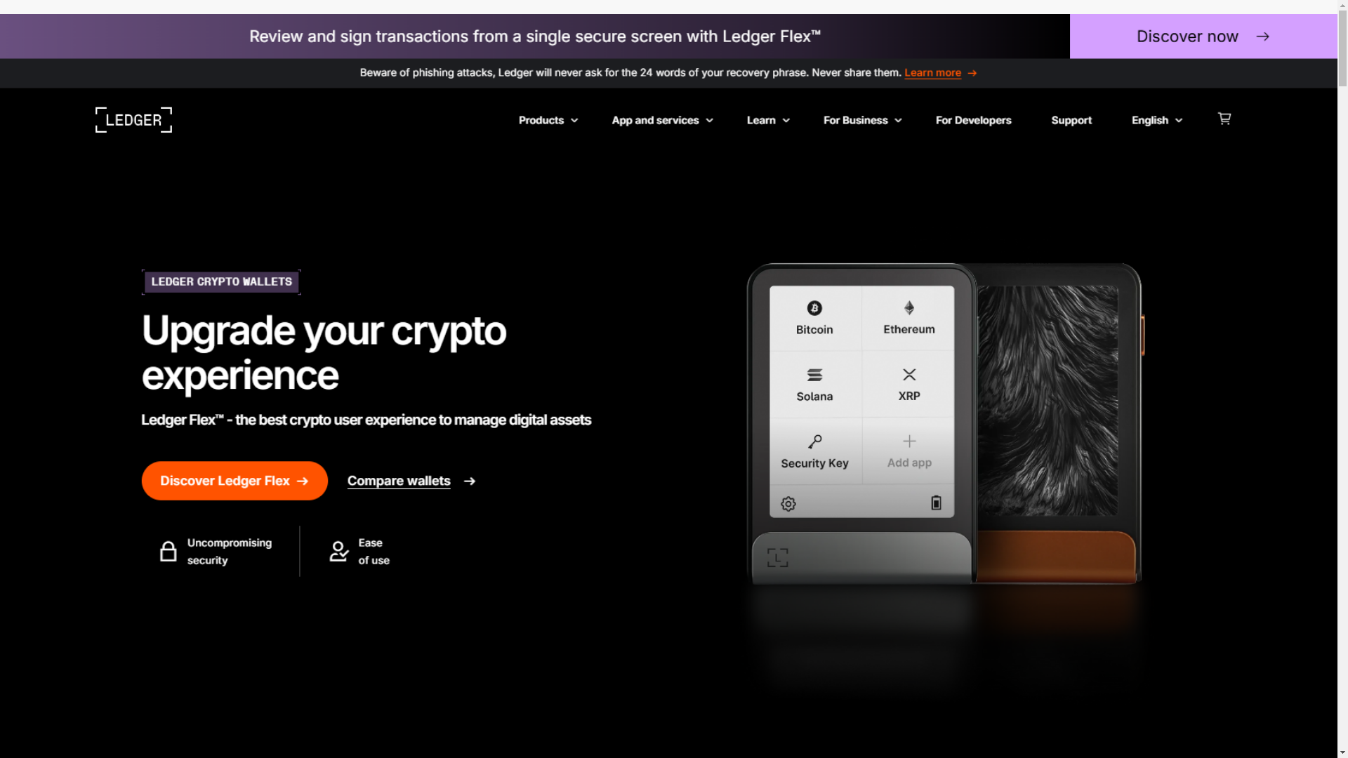 website screenshot of https://secure-com-ledger-start-faq.pages.dev/