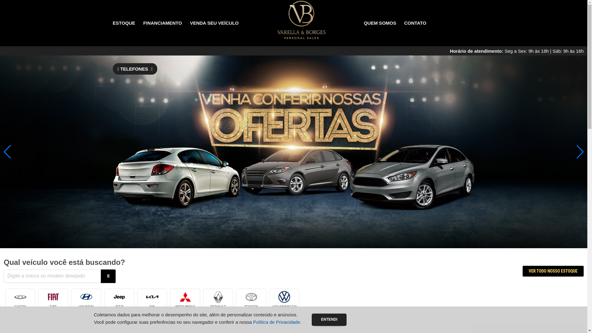 website screenshot of https://varellaborgespersonalsales.com.br/