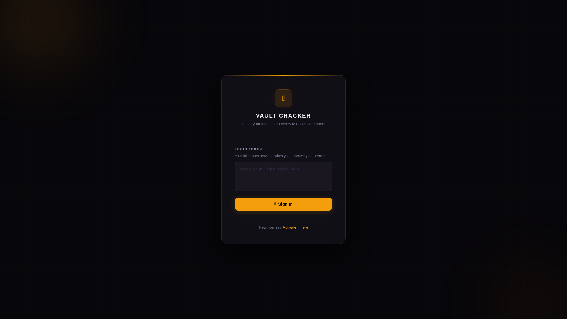 website screenshot of https://vault-cracker.com/