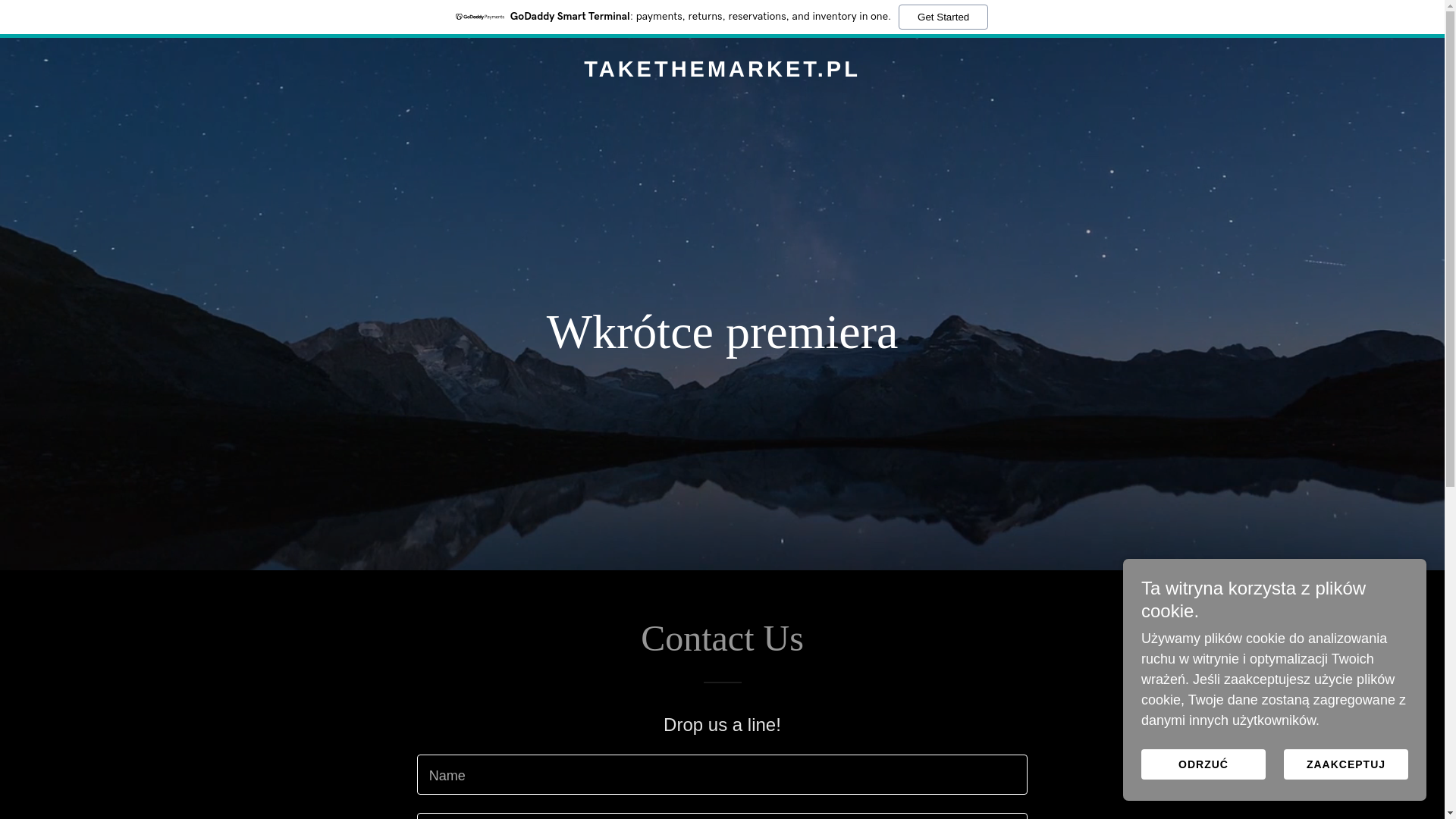 website screenshot of https://takethemarket.pl/