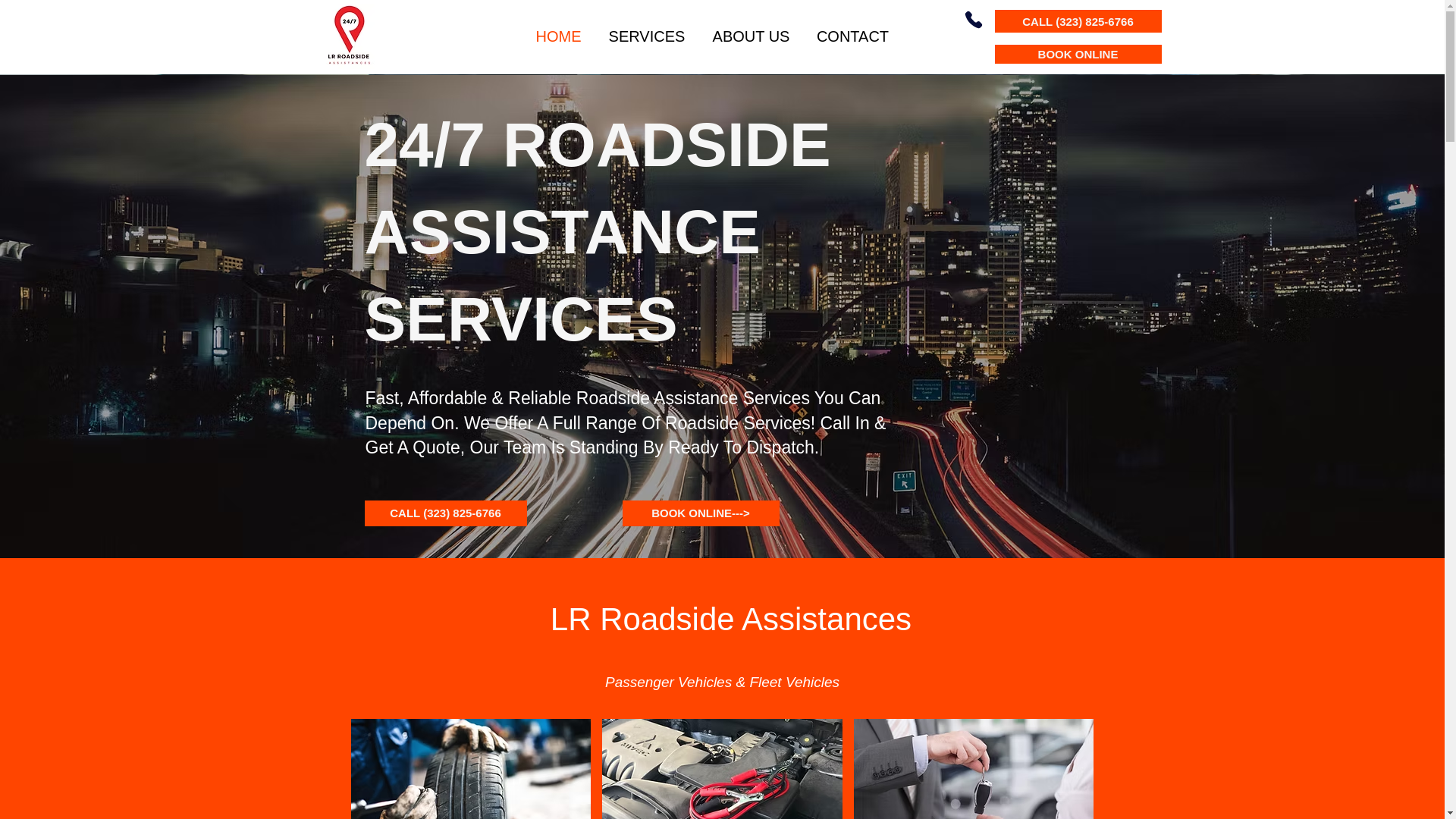 website screenshot of https://lrroadsideassistances.com/