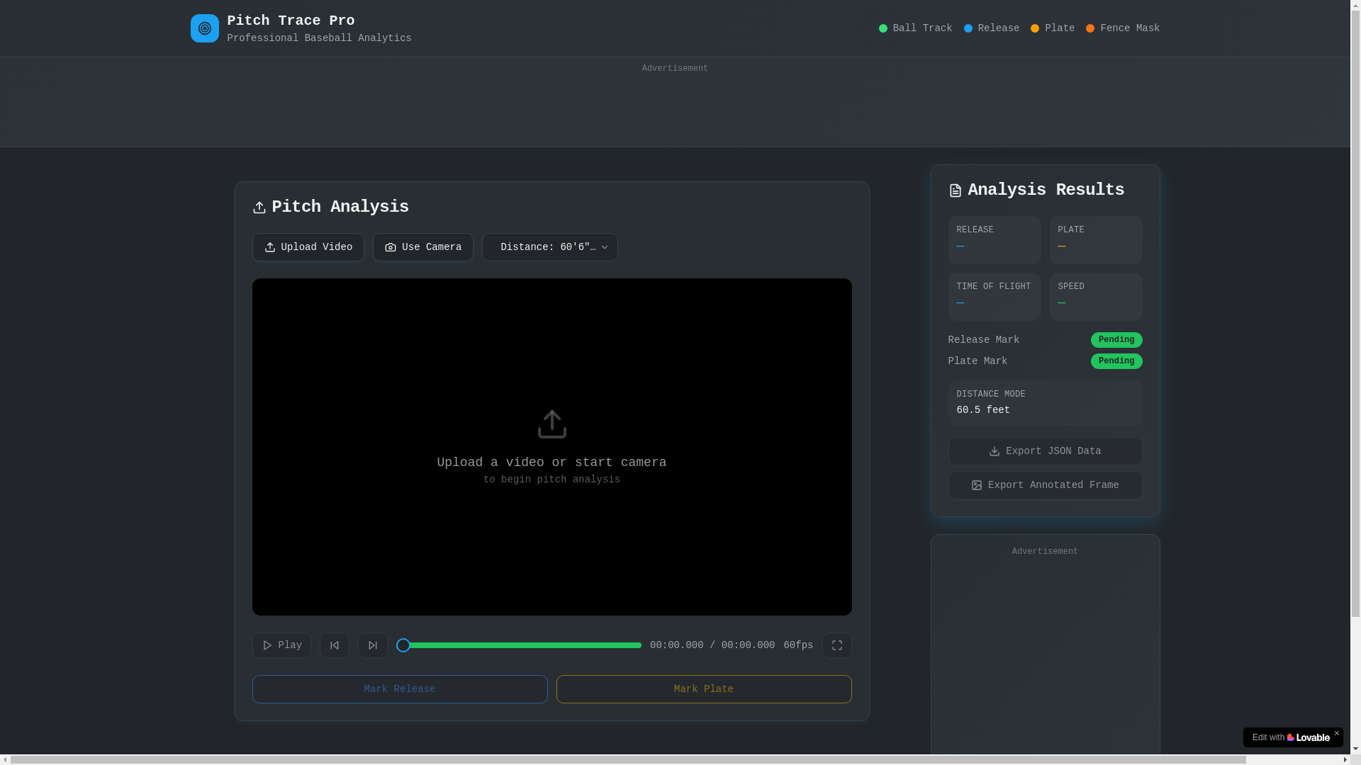 website screenshot of https://onlineradargun.com/