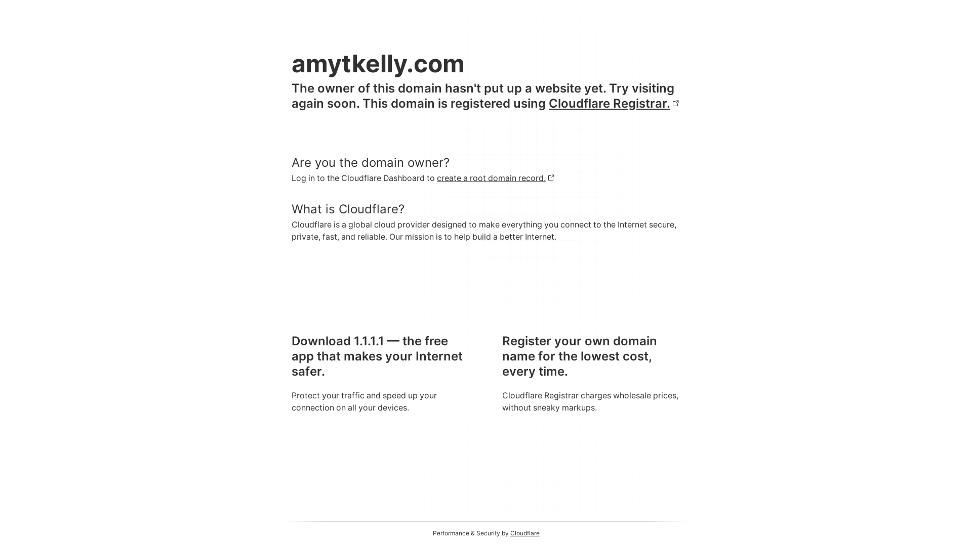 website screenshot of https://amytkelly.com/